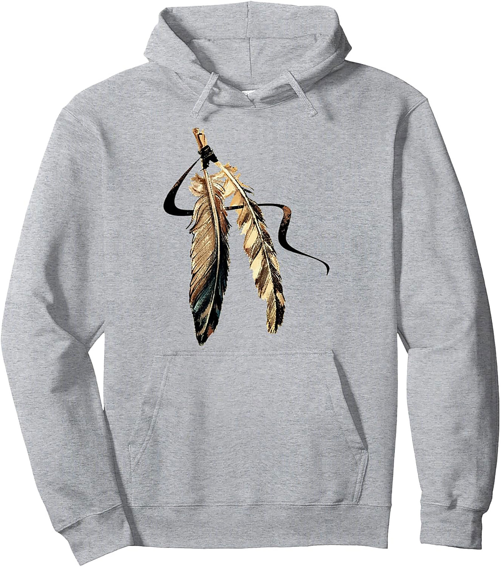 Spirit Feather Pullover Hoodie Unisex Graphic Hoodie