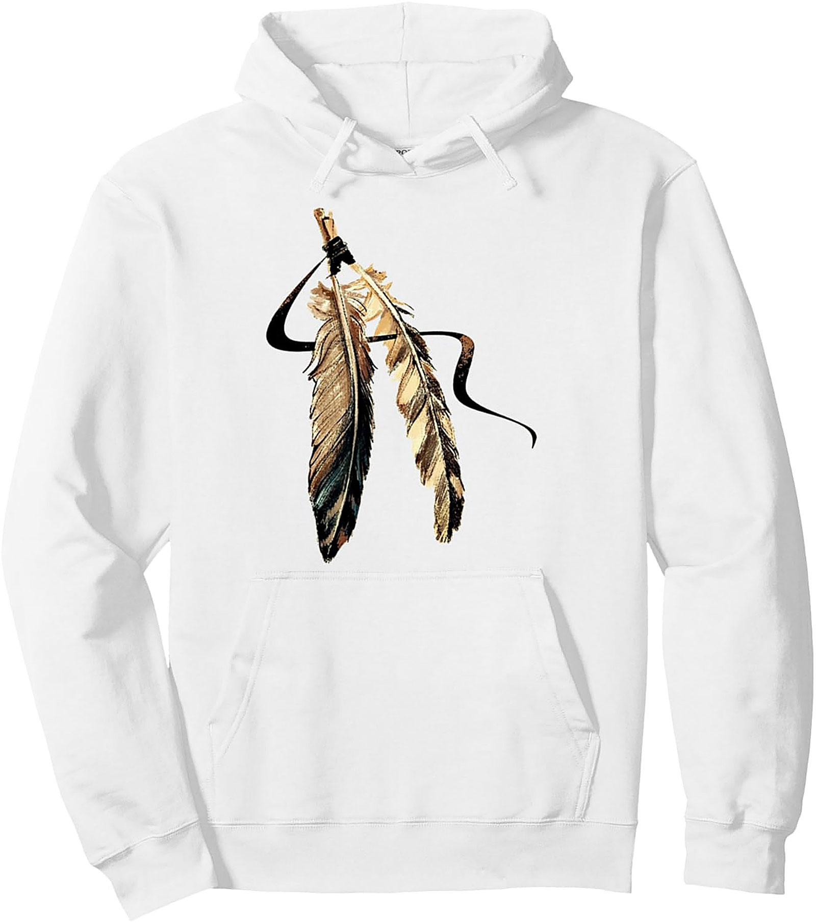 Spirit Feather Pullover Hoodie Unisex Graphic Hoodie