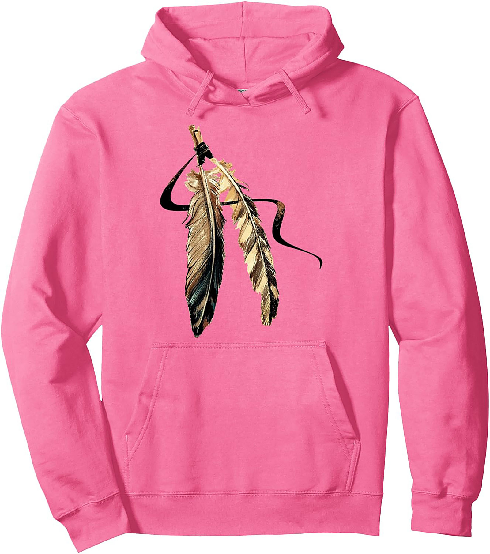 Spirit Feather Pullover Hoodie Unisex Graphic Hoodie