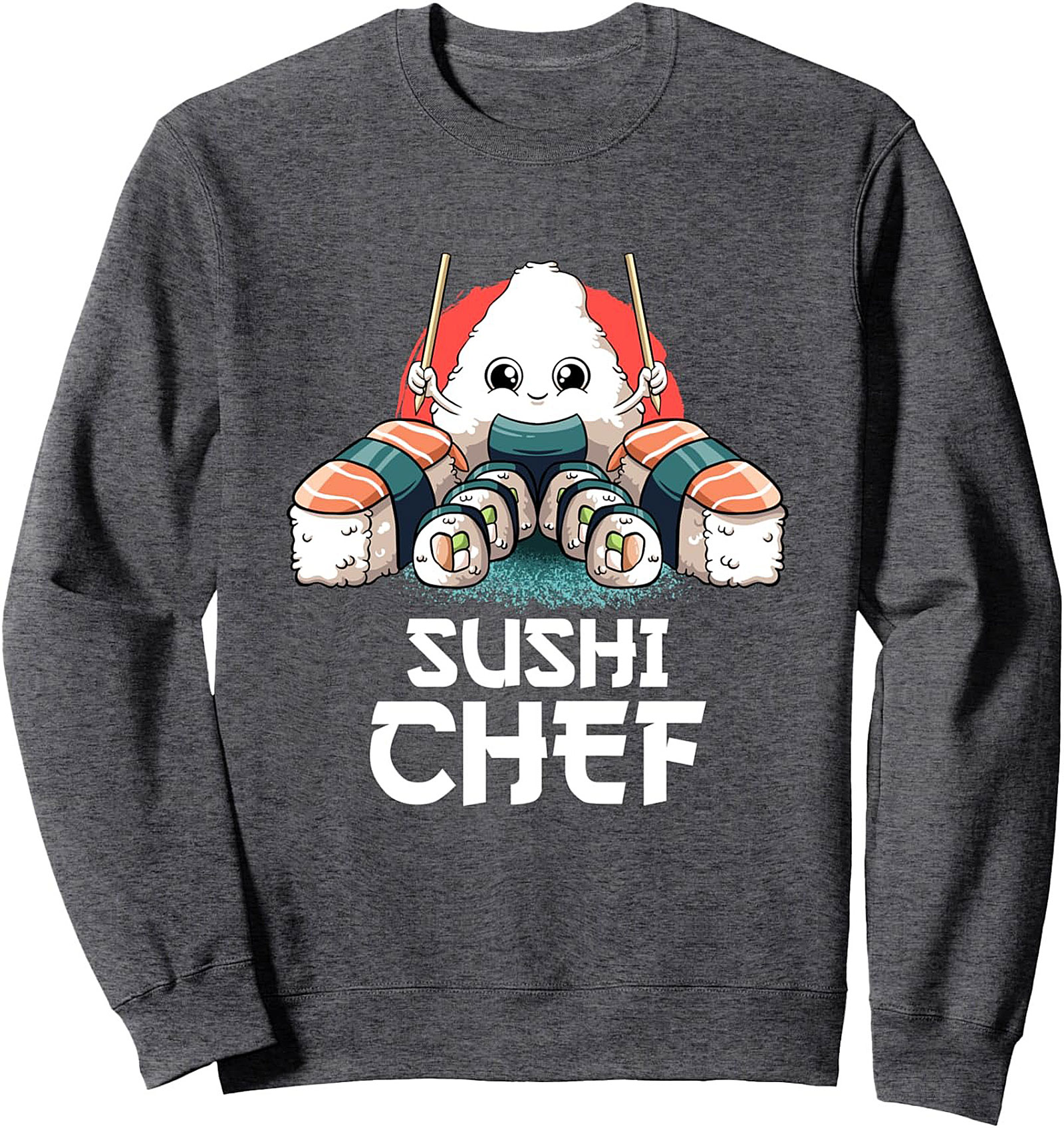 Funny Sushi Chef T-shirt Soft Cotton Graphic Tee