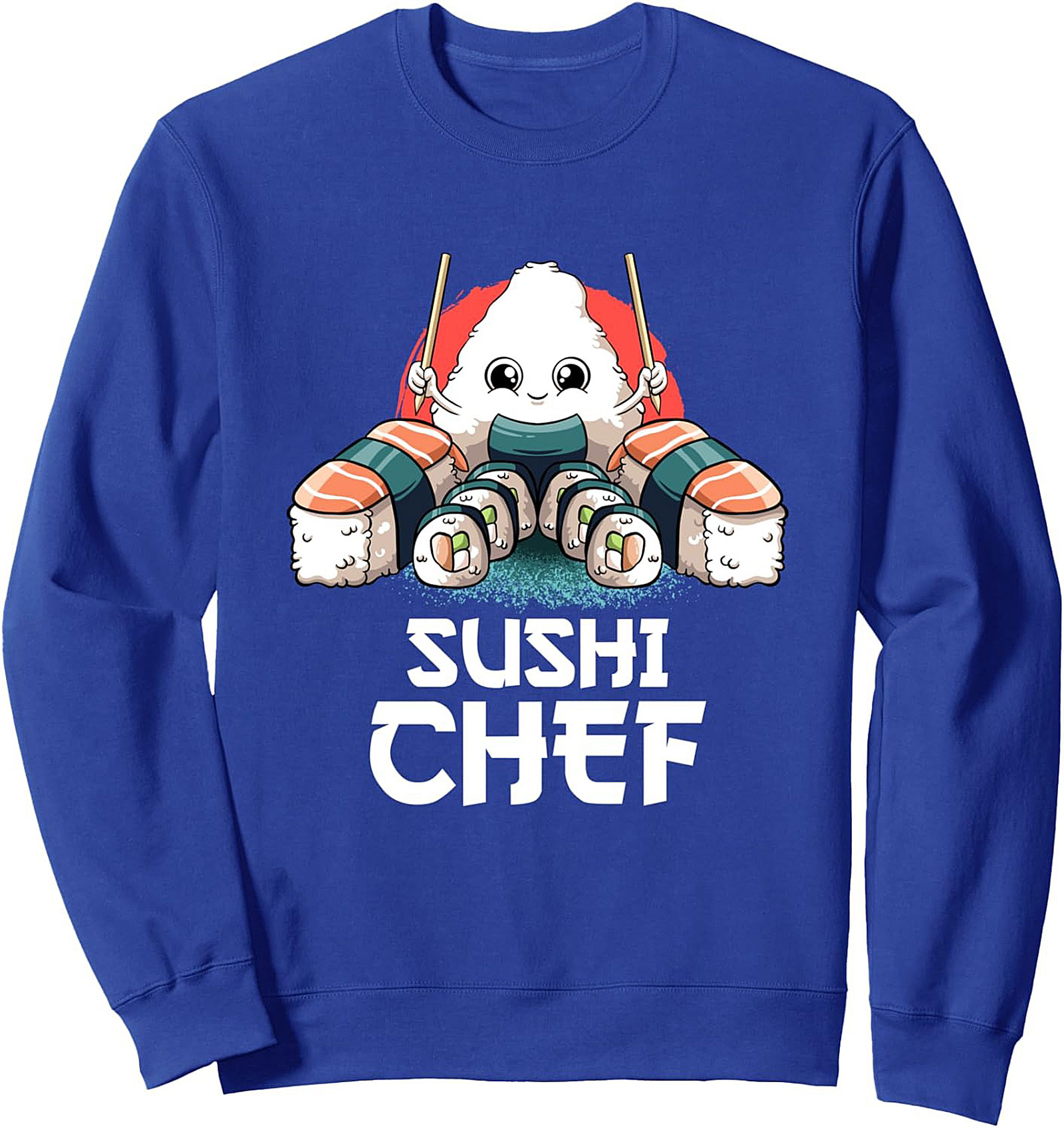 Funny Sushi Chef T-shirt Soft Cotton Graphic Tee