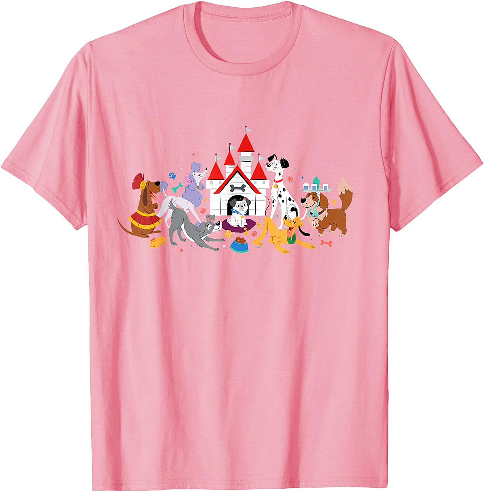 Magical Dog Castle Graphic Tee | Fun Pet Lover Unisex Shirt