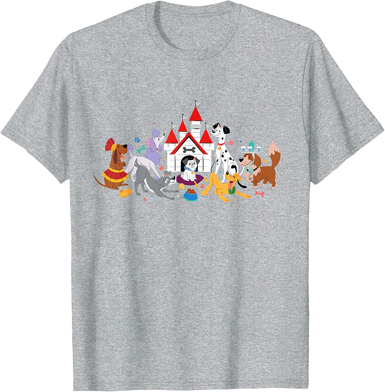 Magical Dog Castle Graphic Tee | Fun Pet Lover Unisex Shirt