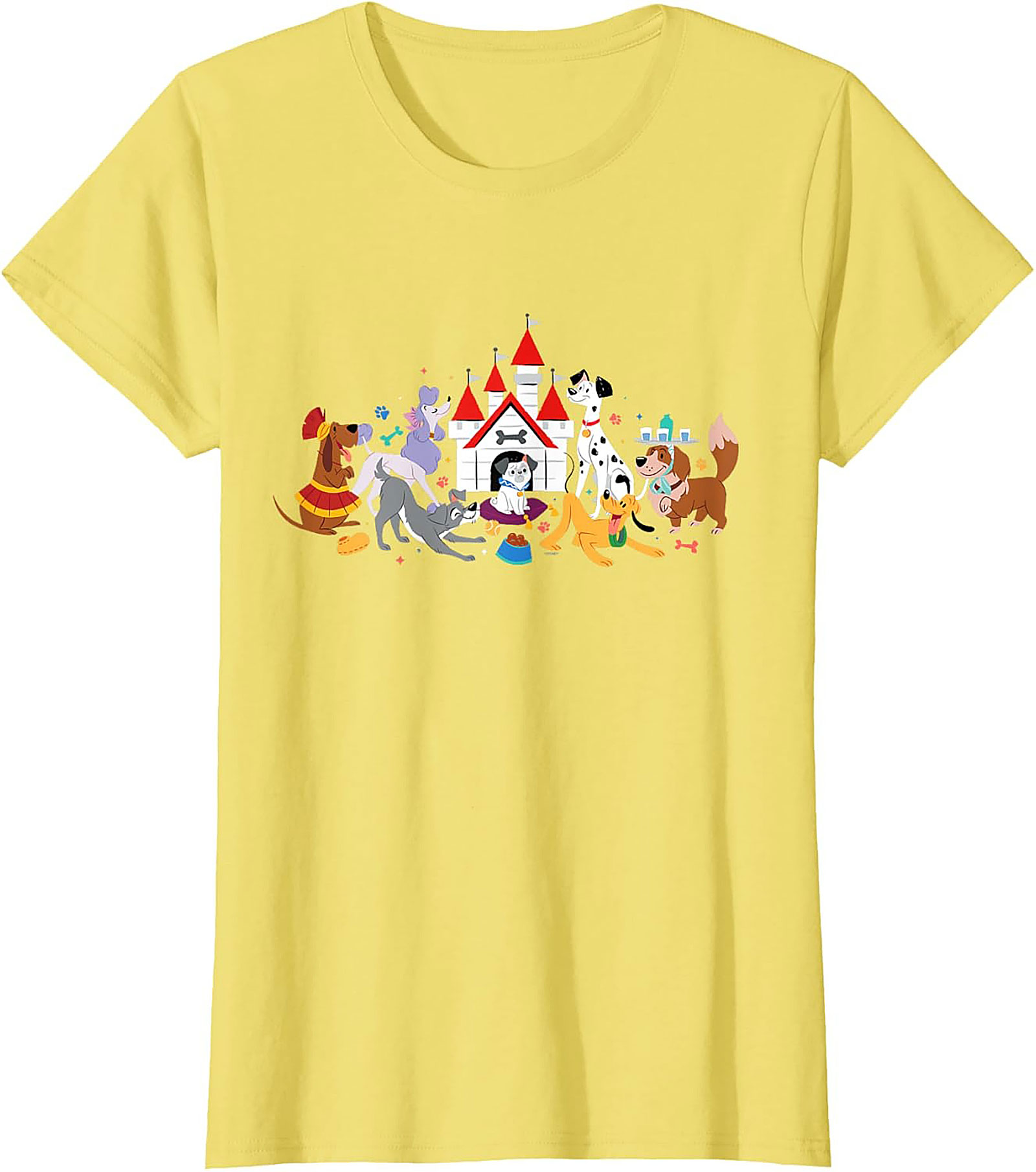Magical Dog Castle Graphic Tee | Fun Pet Lover Unisex Shirt