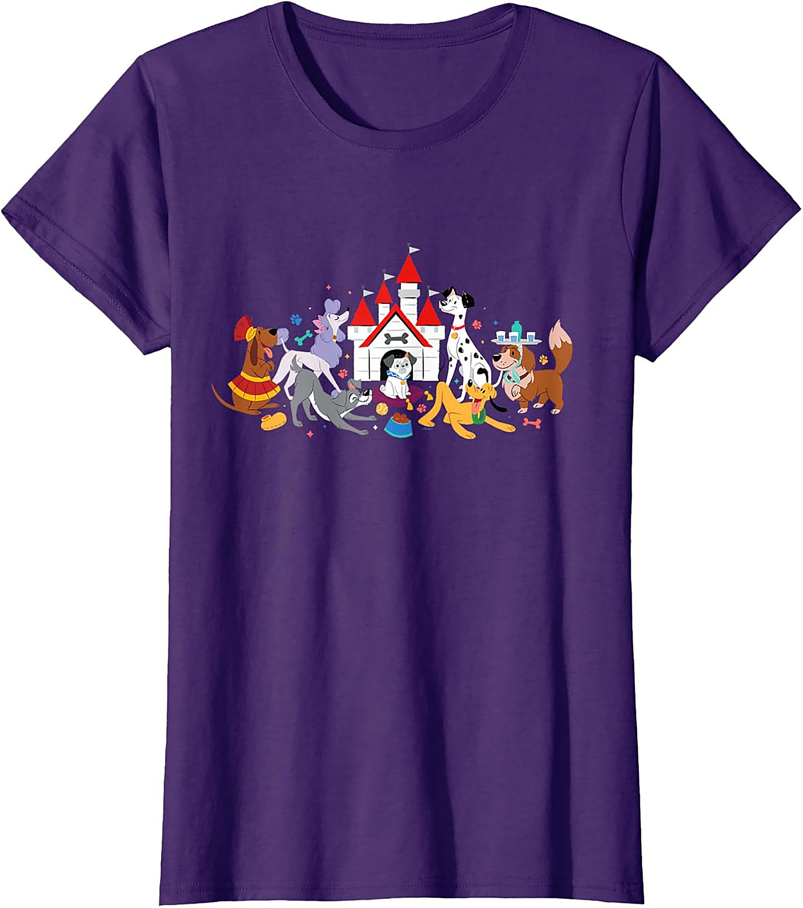 Magical Dog Castle Graphic Tee | Fun Pet Lover Unisex Shirt