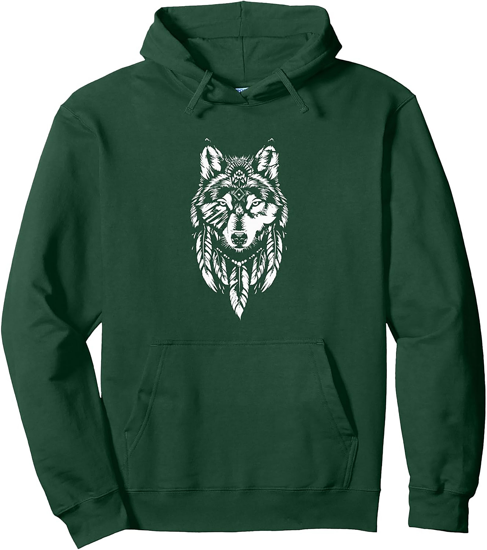 Spirit Wolf Graphic Hoodie ribal Alpha Pullover
