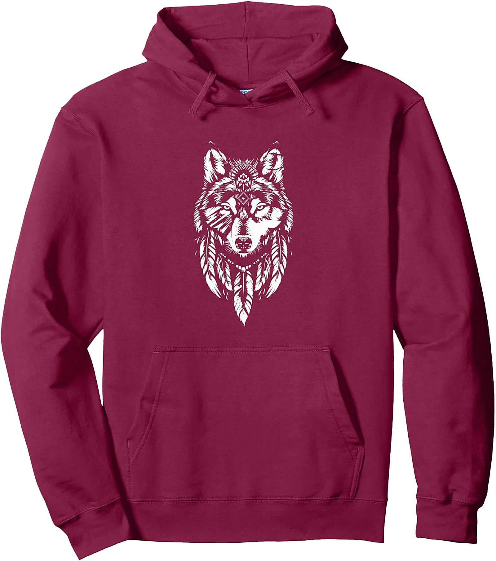 Spirit Wolf Graphic Hoodie ribal Alpha Pullover