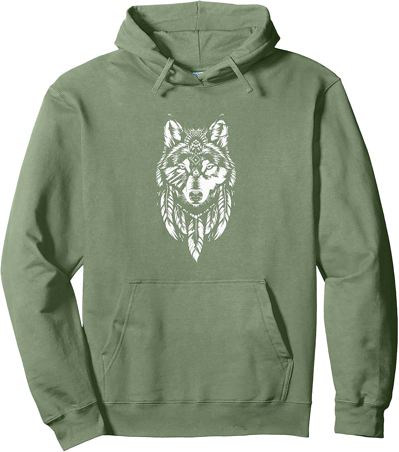 Spirit Wolf Graphic Hoodie ribal Alpha Pullover