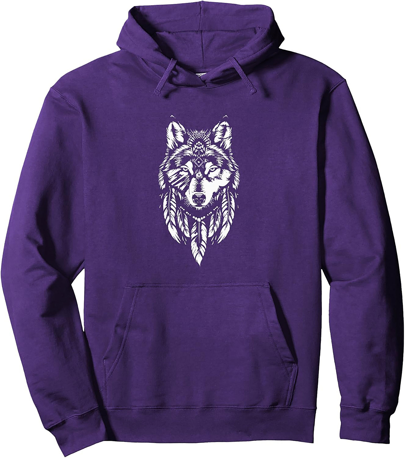 Spirit Wolf Graphic Hoodie ribal Alpha Pullover