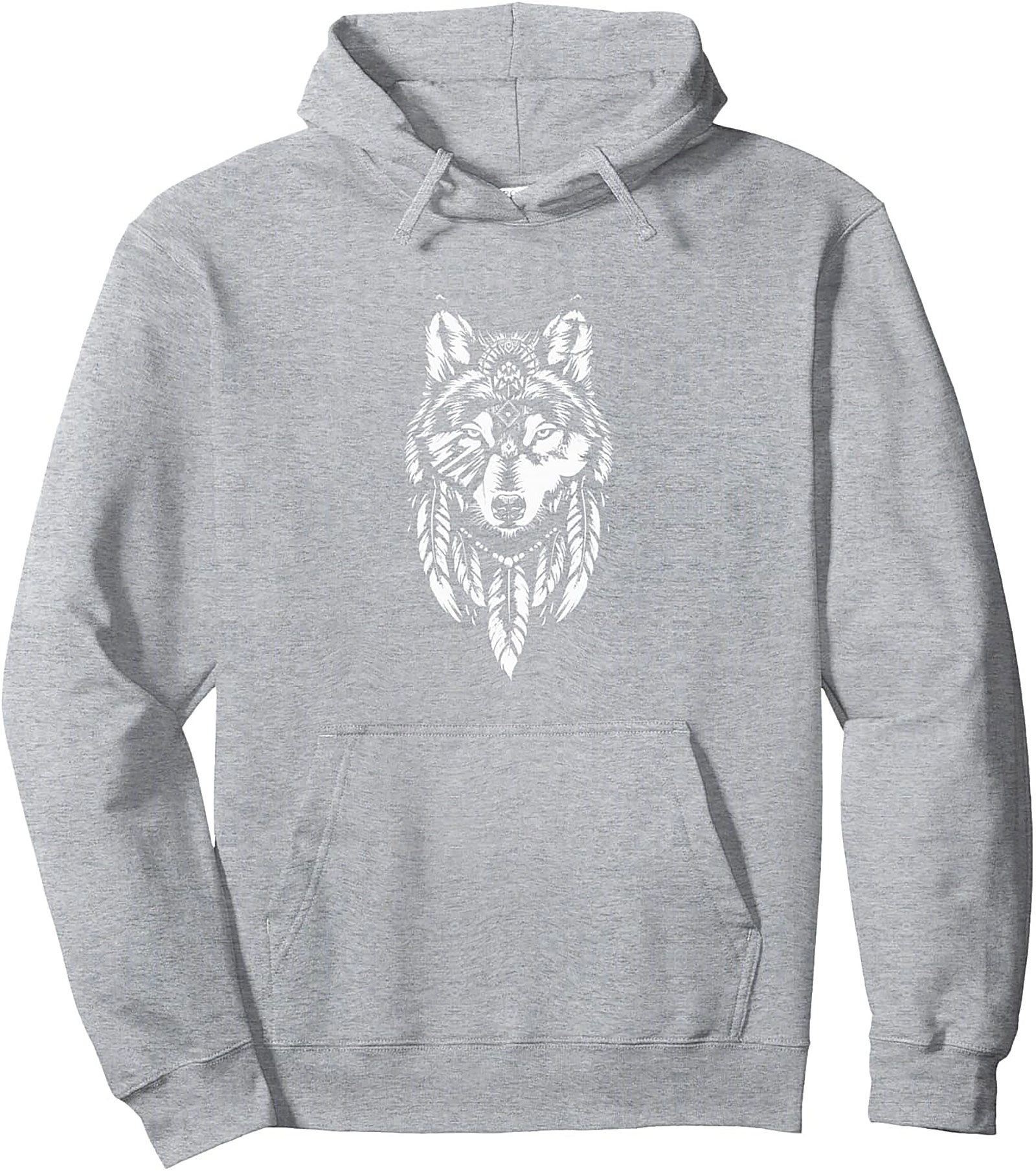 Spirit Wolf Graphic Hoodie ribal Alpha Pullover