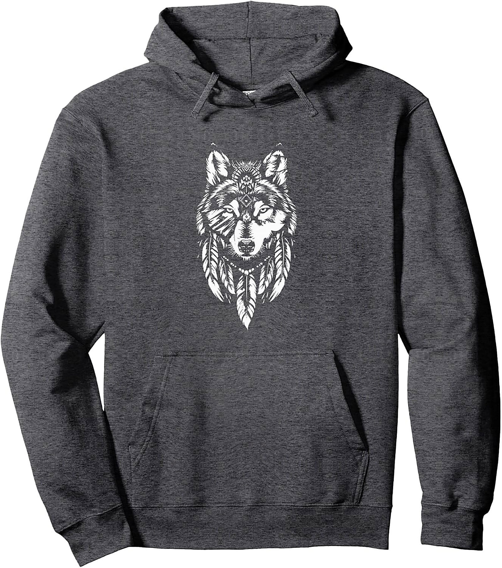 Spirit Wolf Graphic Hoodie ribal Alpha Pullover