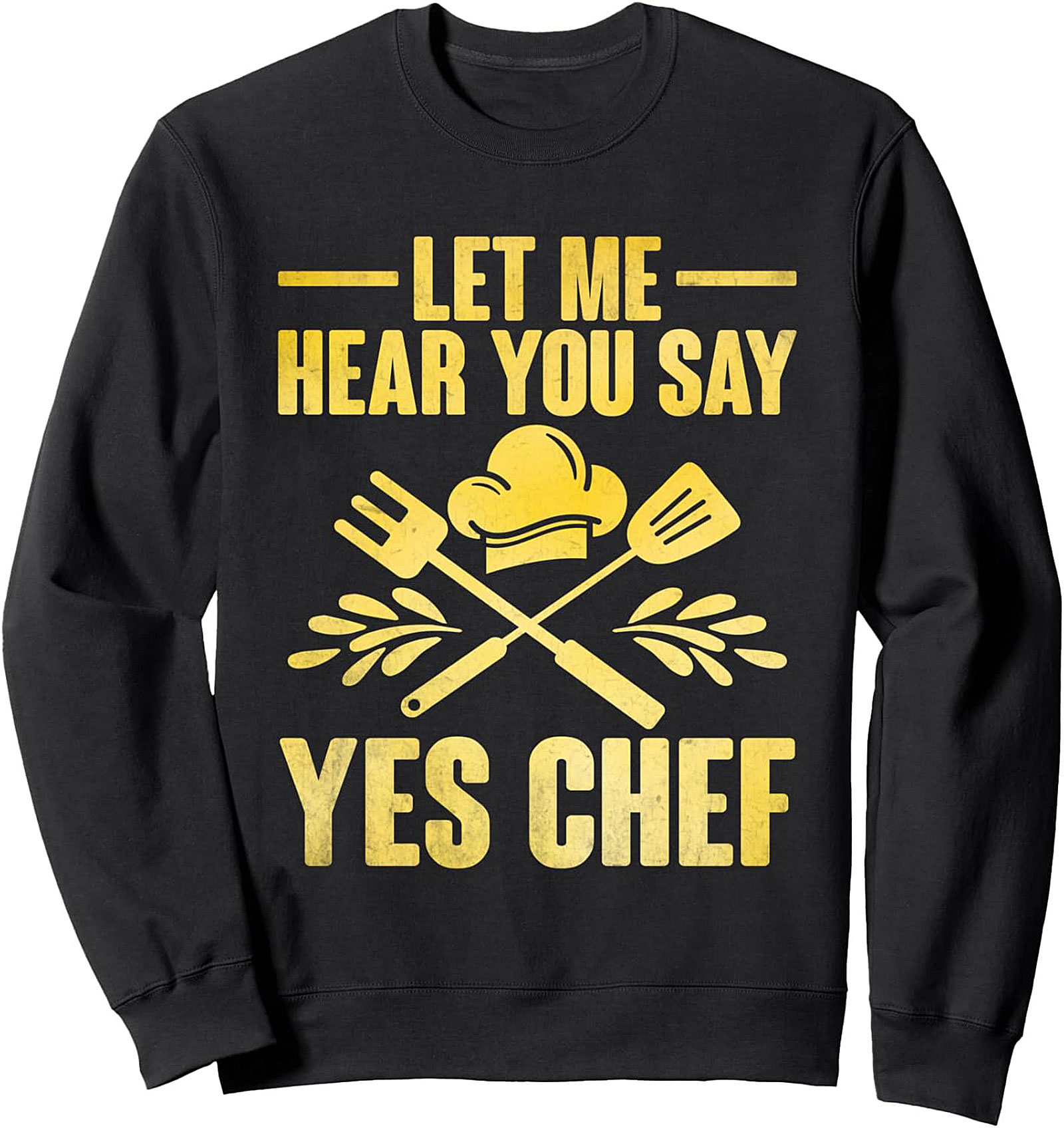 Yes Chef T-Shirt Funny Kitchen Humor Graphic Tee