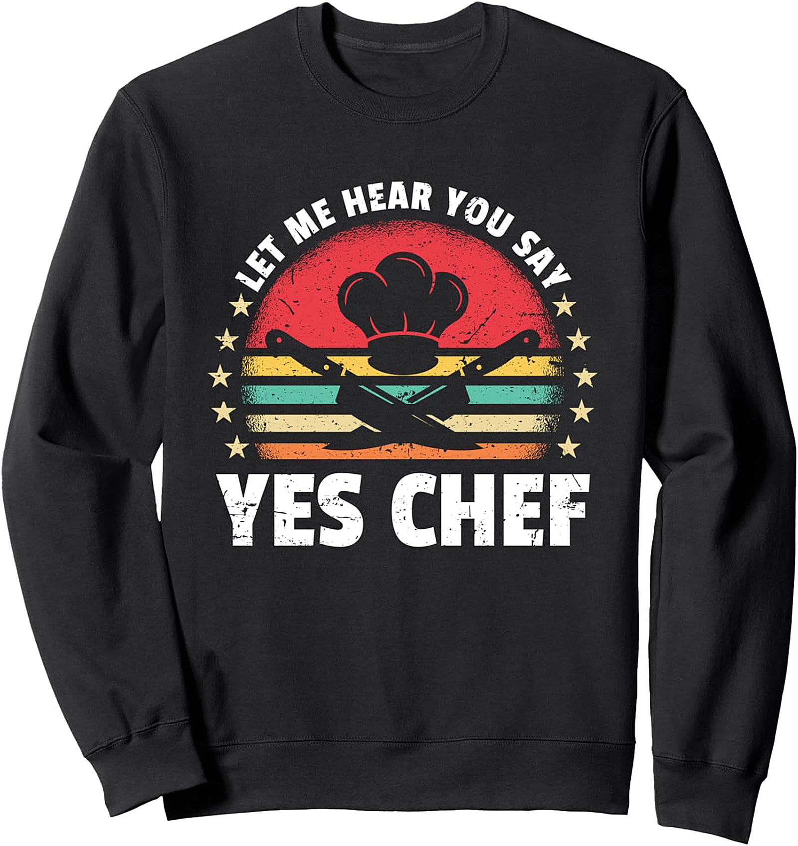Yes Chef T-Shirt Funny Chef Gift Idea Retro Culinary Tee