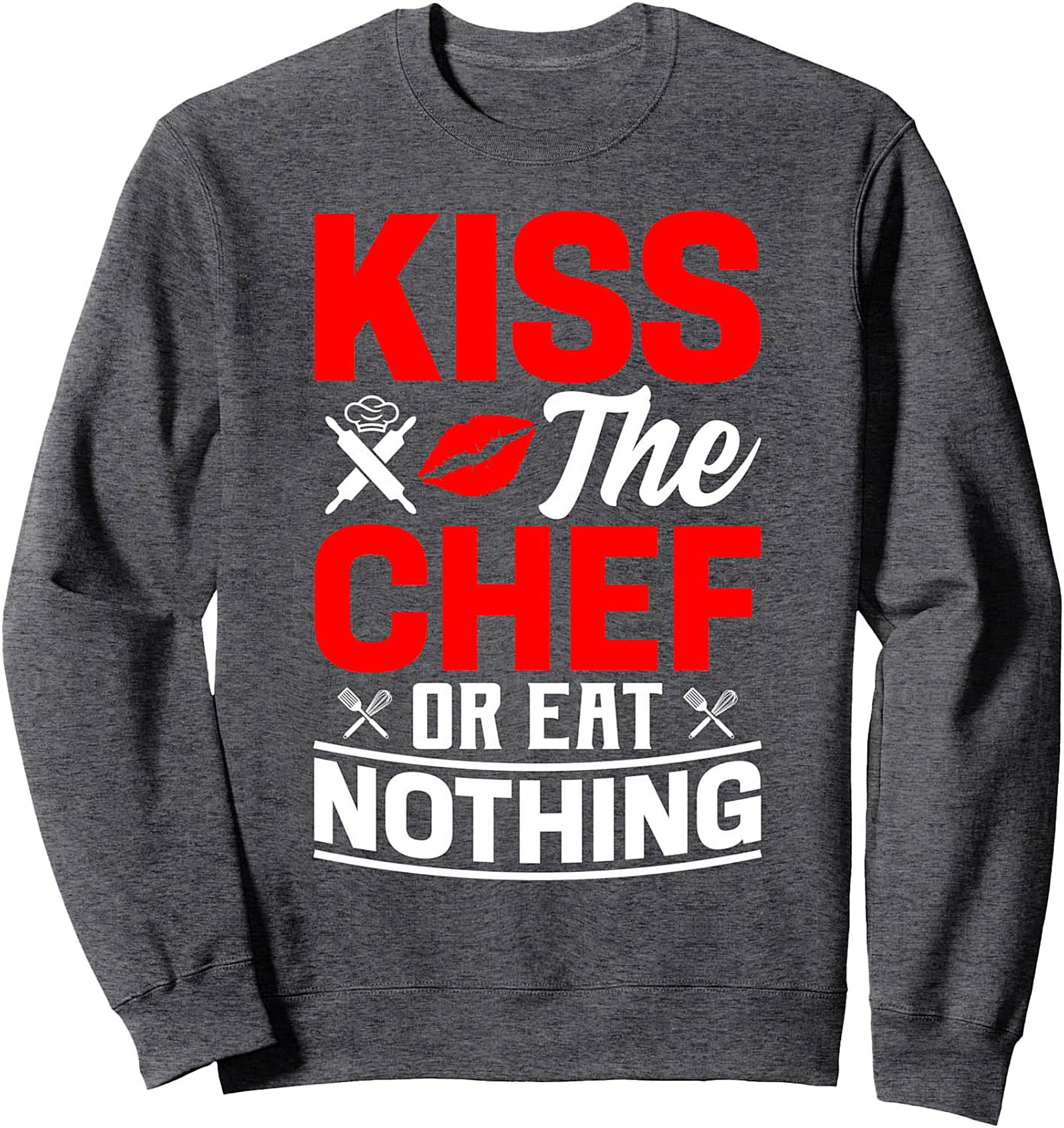 Funny Chef Graphic Tee Kiss The Chef Shirt Gift Idea
