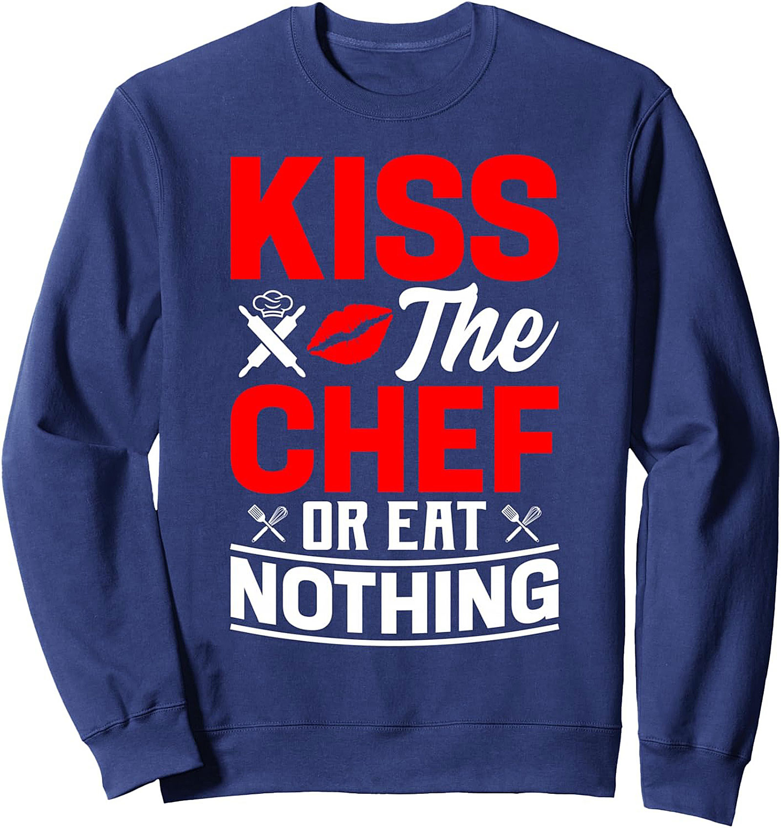 Funny Chef Graphic Tee Kiss The Chef Shirt Gift Idea