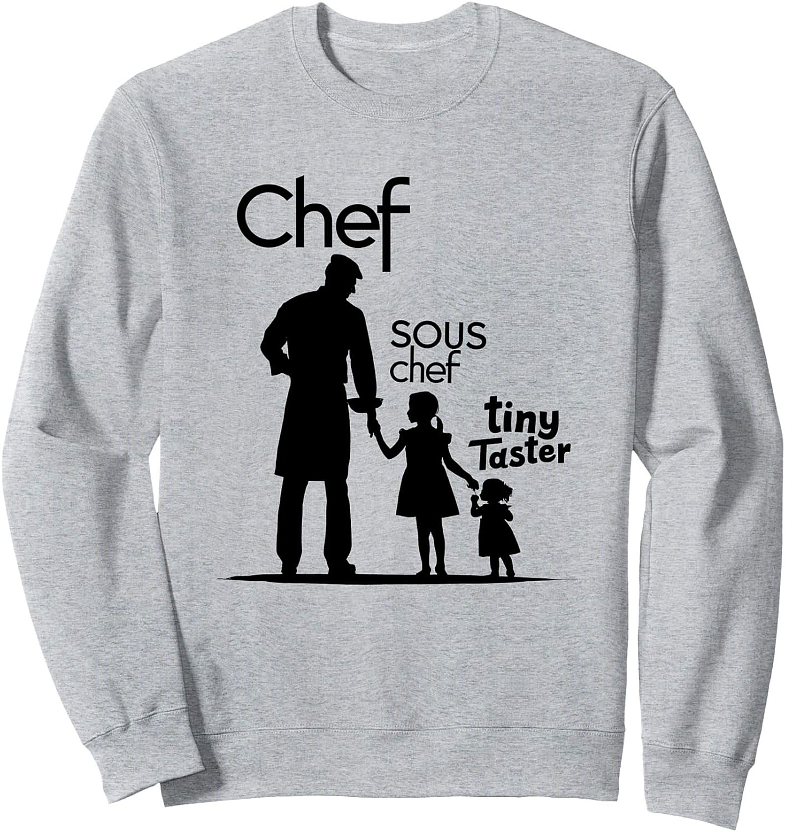 Funny Chef Dad T-Shirt  Sous Chef & Tiny Taster Graphic Tee