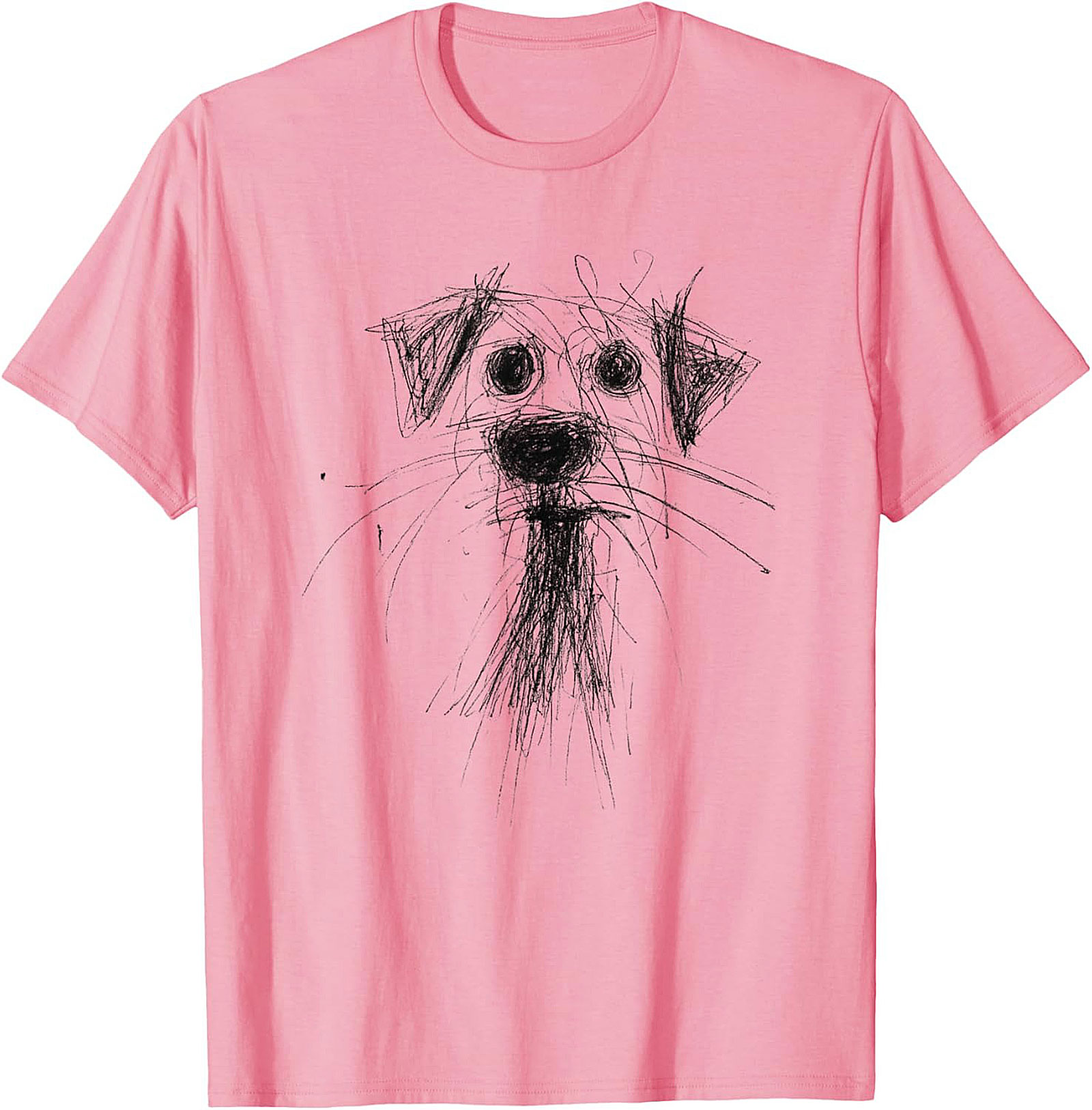 Abstract Sketch Dog T-Shirt – The Perfectly Imperfect Doodle Dog Tee