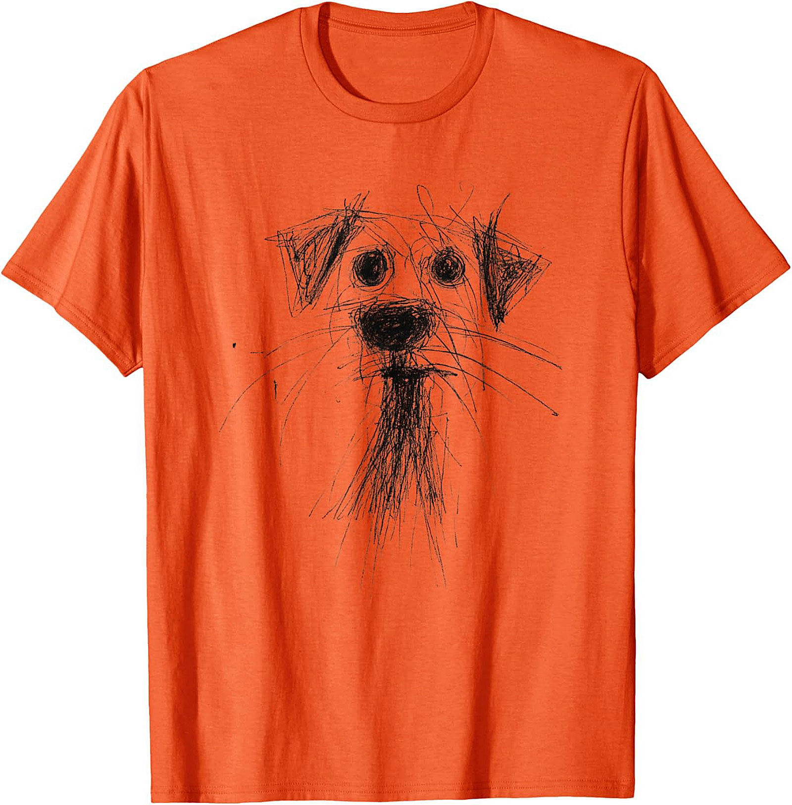 Abstract Sketch Dog T-Shirt – The Perfectly Imperfect Doodle Dog Tee