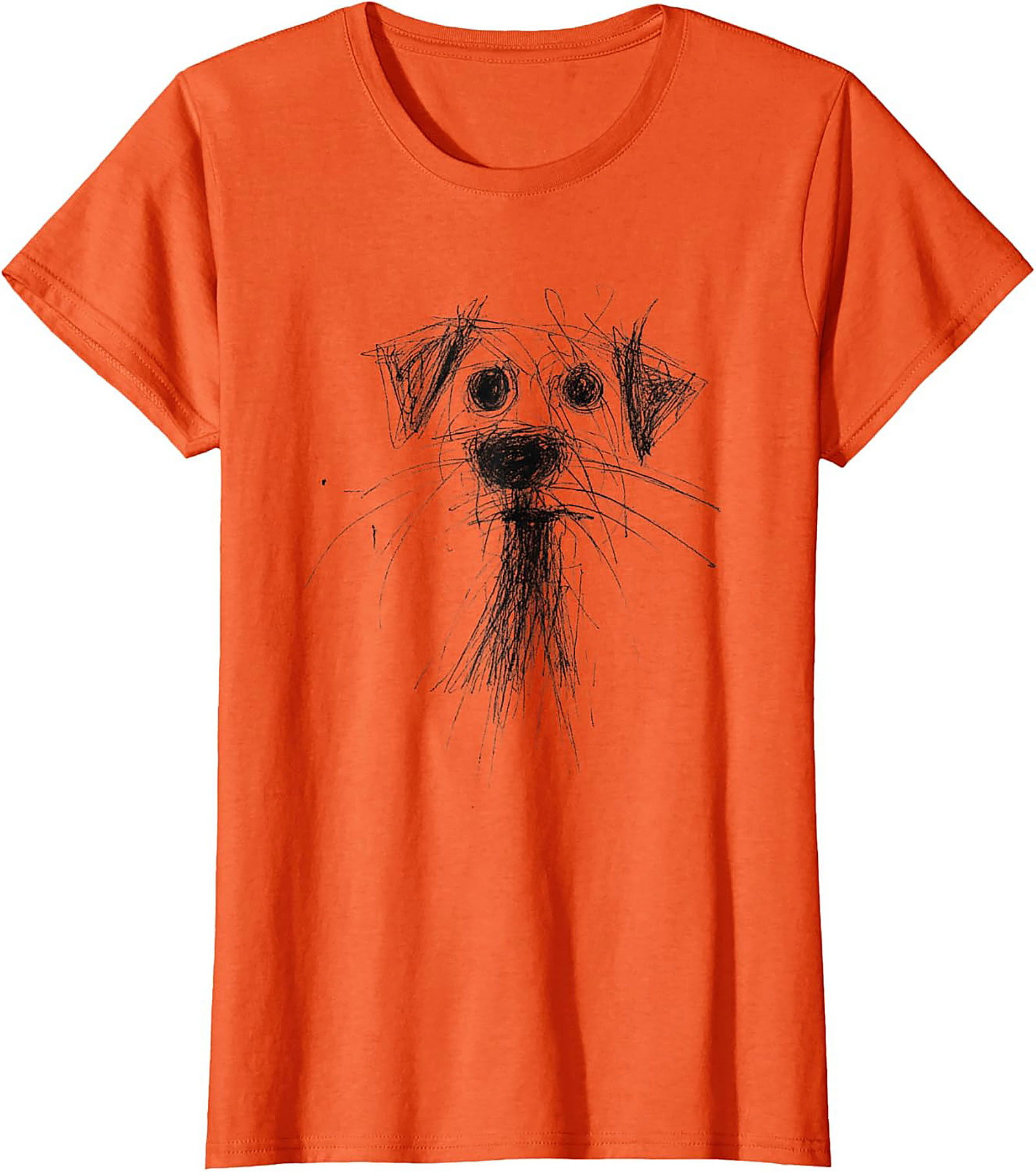 Abstract Sketch Dog T-Shirt – The Perfectly Imperfect Doodle Dog Tee