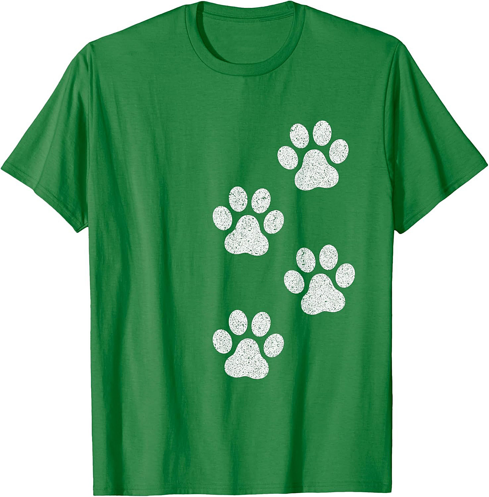 Vintage Dog Paw Print T-Shirt | Cute Pet Lover Graphic Tee