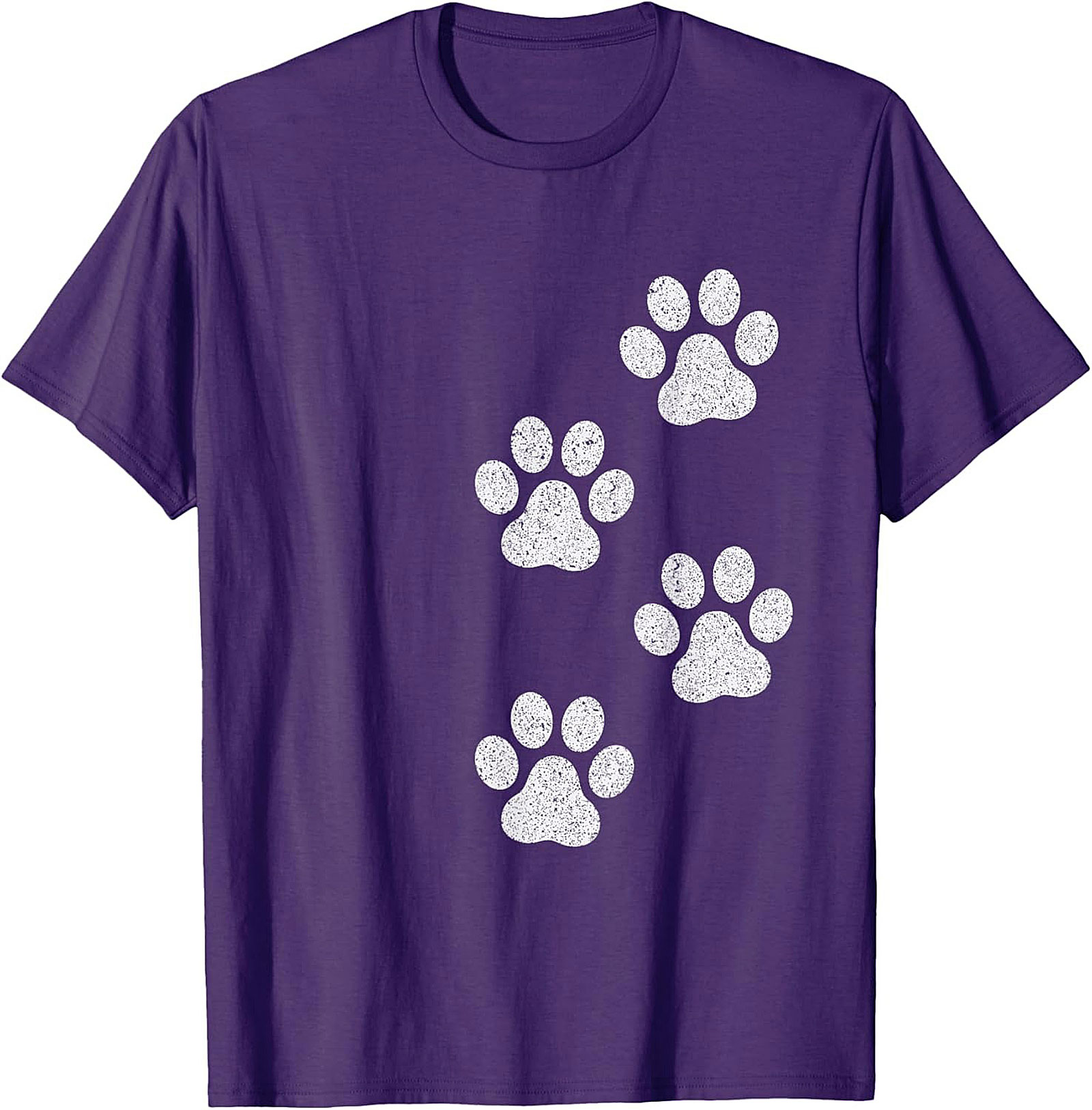 Vintage Dog Paw Print T-Shirt | Cute Pet Lover Graphic Tee