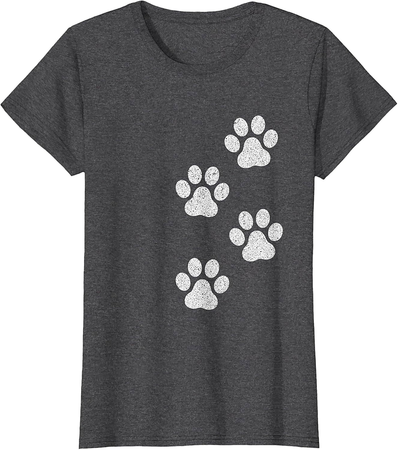 Vintage Dog Paw Print T-Shirt | Cute Pet Lover Graphic Tee