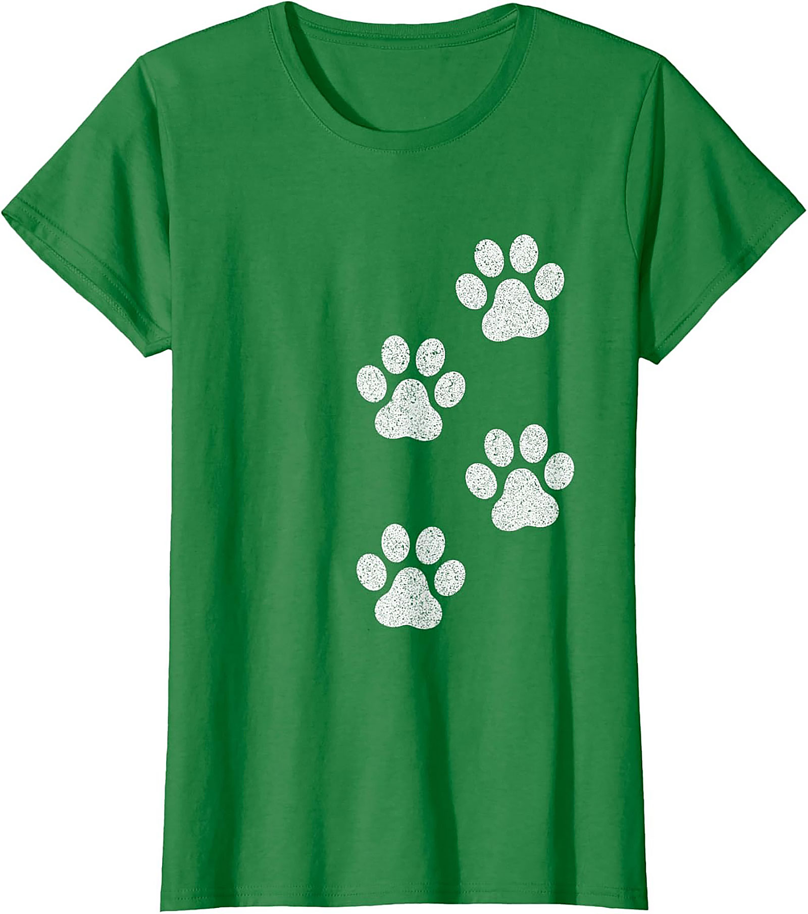 Vintage Dog Paw Print T-Shirt | Cute Pet Lover Graphic Tee