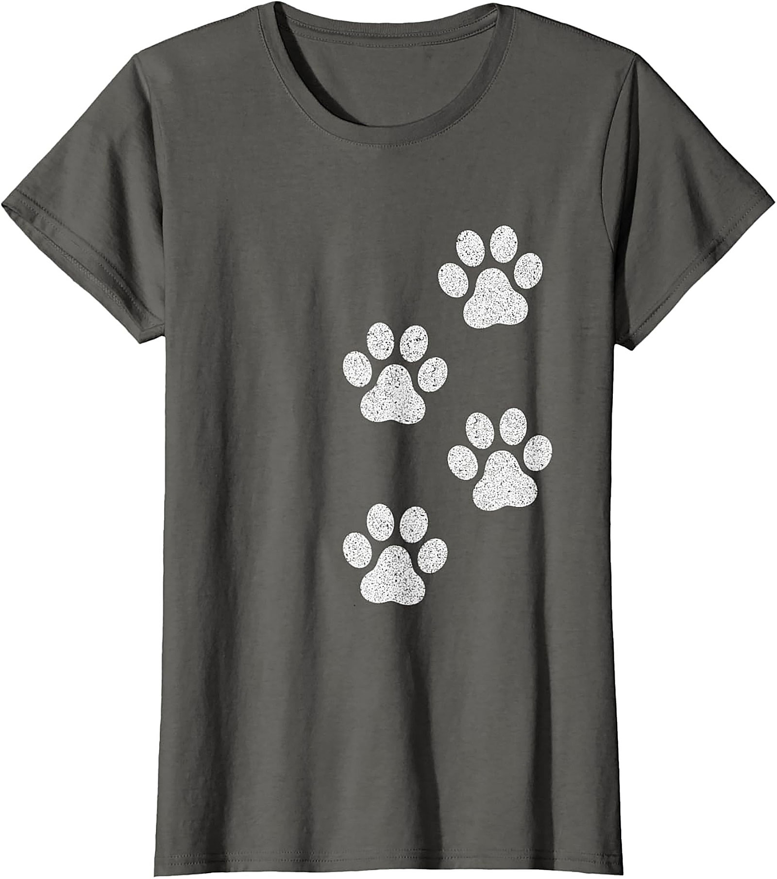 Vintage Dog Paw Print T-Shirt | Cute Pet Lover Graphic Tee