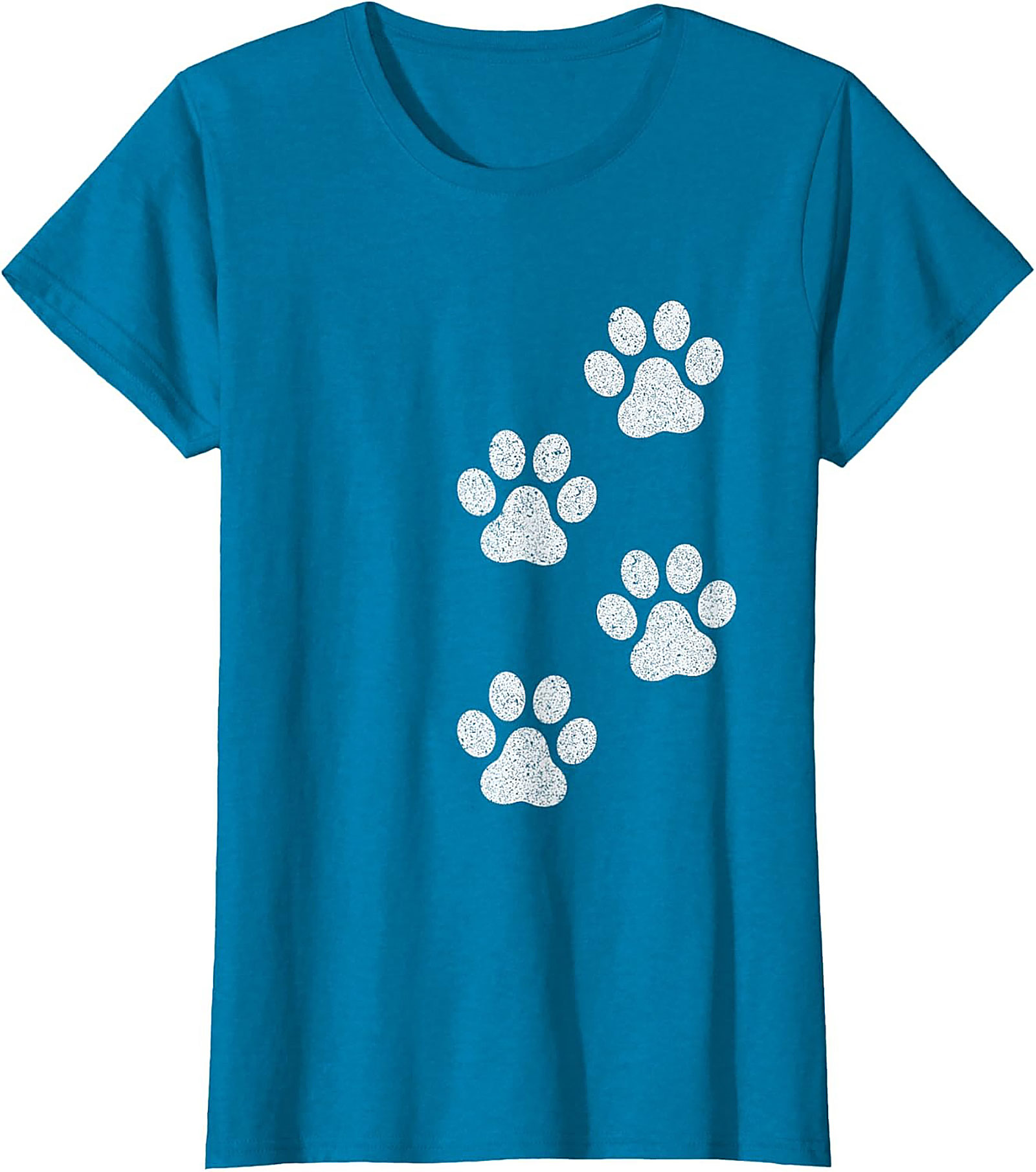 Vintage Dog Paw Print T-Shirt | Cute Pet Lover Graphic Tee