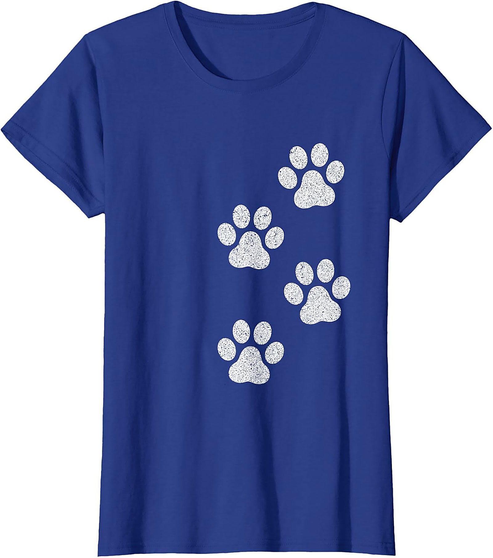 Vintage Dog Paw Print T-Shirt | Cute Pet Lover Graphic Tee
