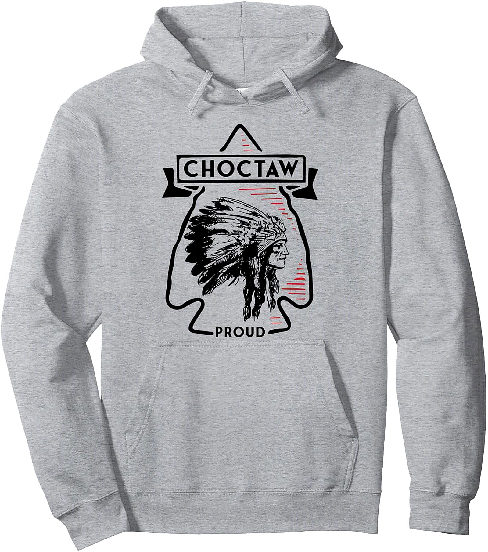 Choctaw Heritage Pullover Hoodie Chief Graphic Apparel