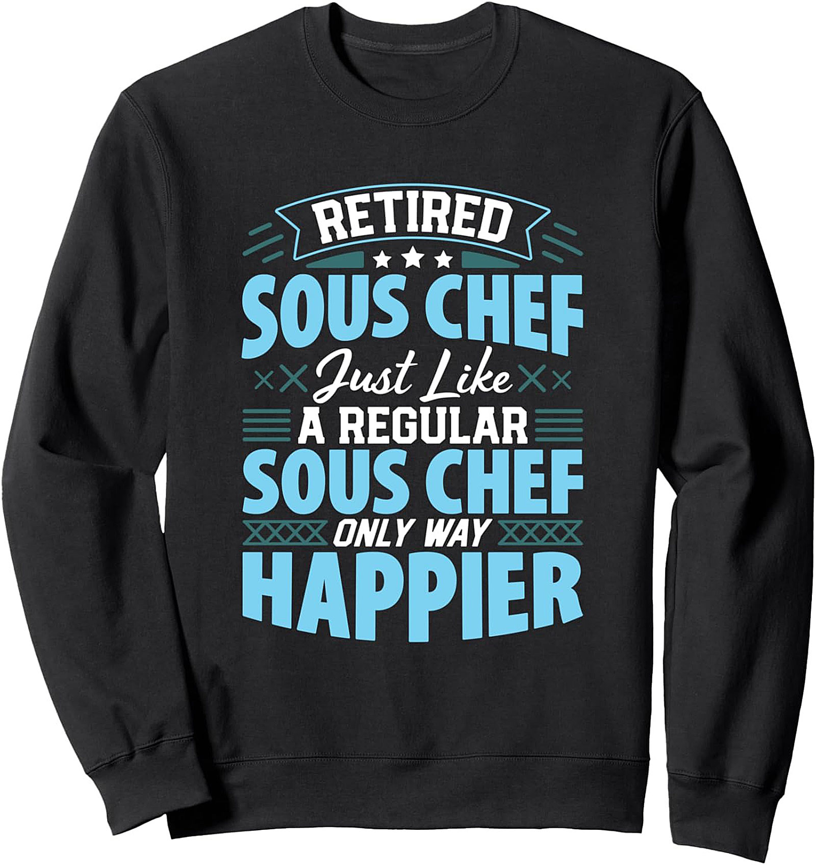 Retired Sous Chef T-shirt Funny Retirement Graphic Tee