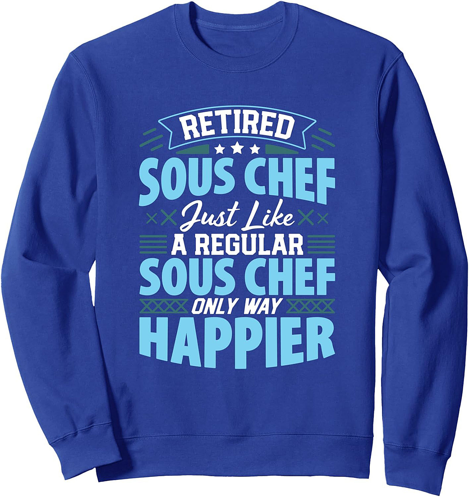 Retired Sous Chef T-shirt Funny Retirement Graphic Tee