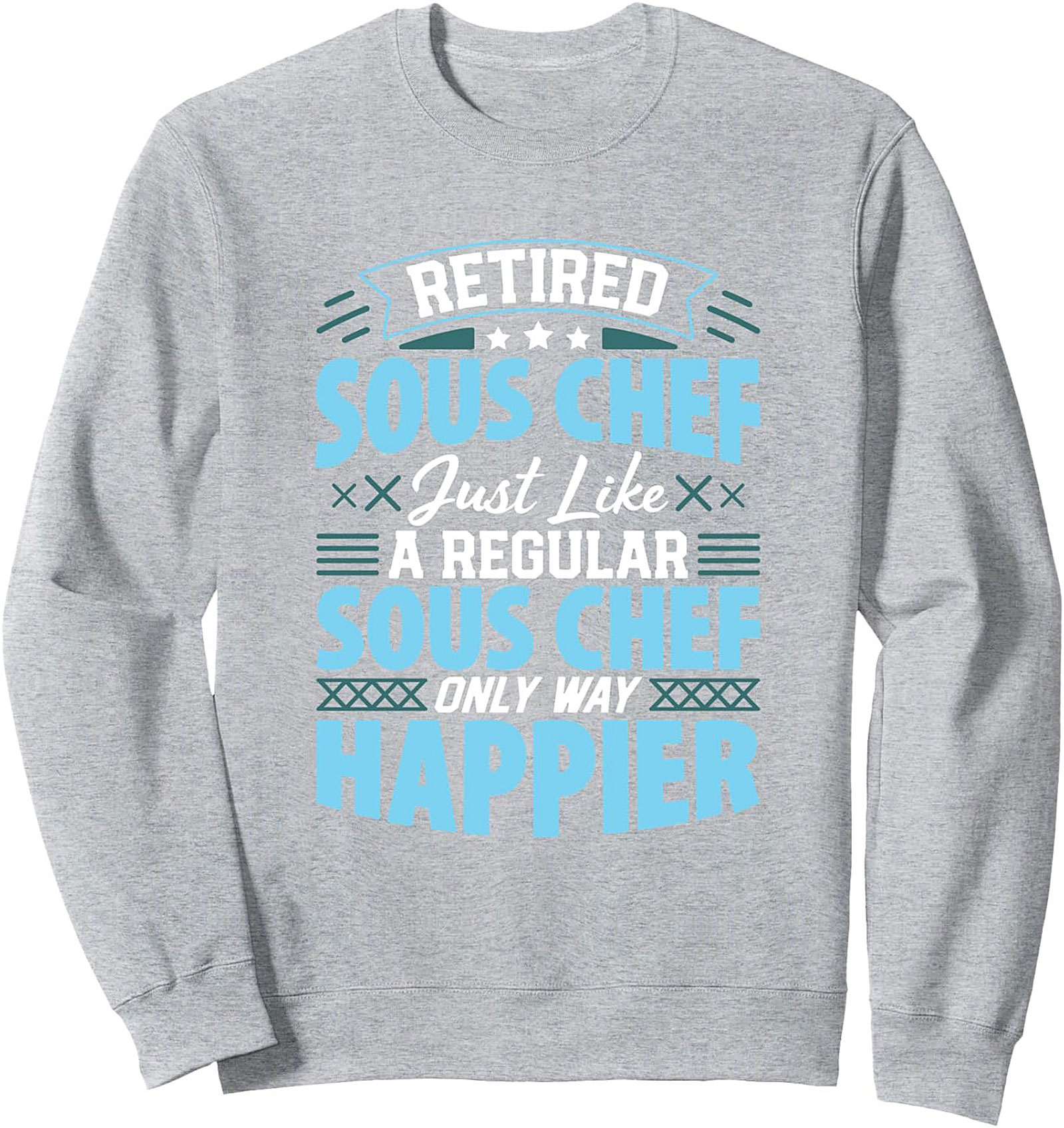 Retired Sous Chef T-shirt Funny Retirement Graphic Tee