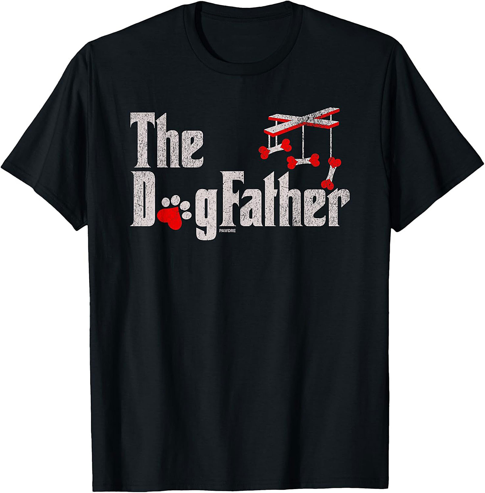 The Dog Father Funny Dog Dad Graphic Tee