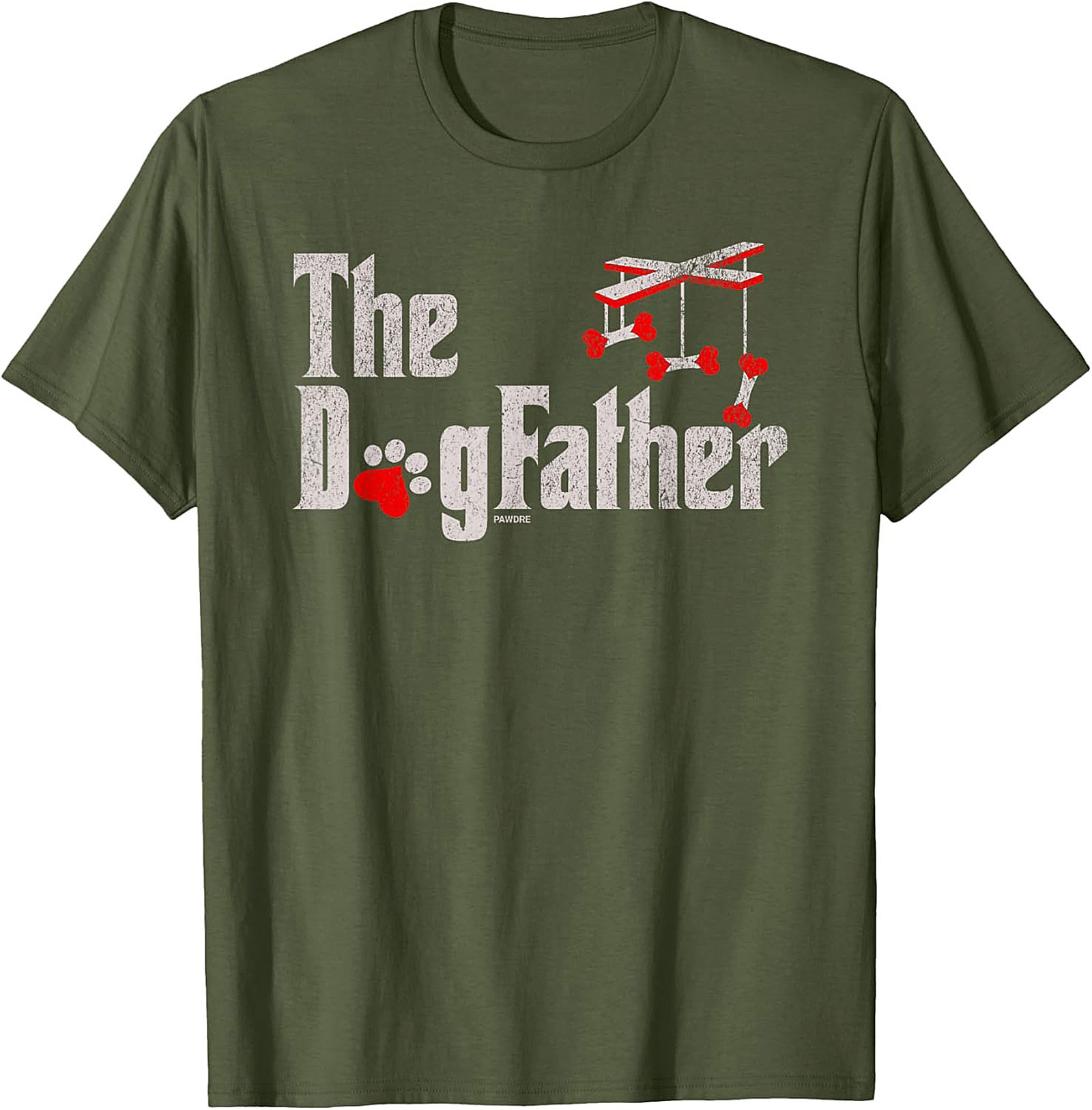 The Dog Father Funny Dog Dad Graphic Tee