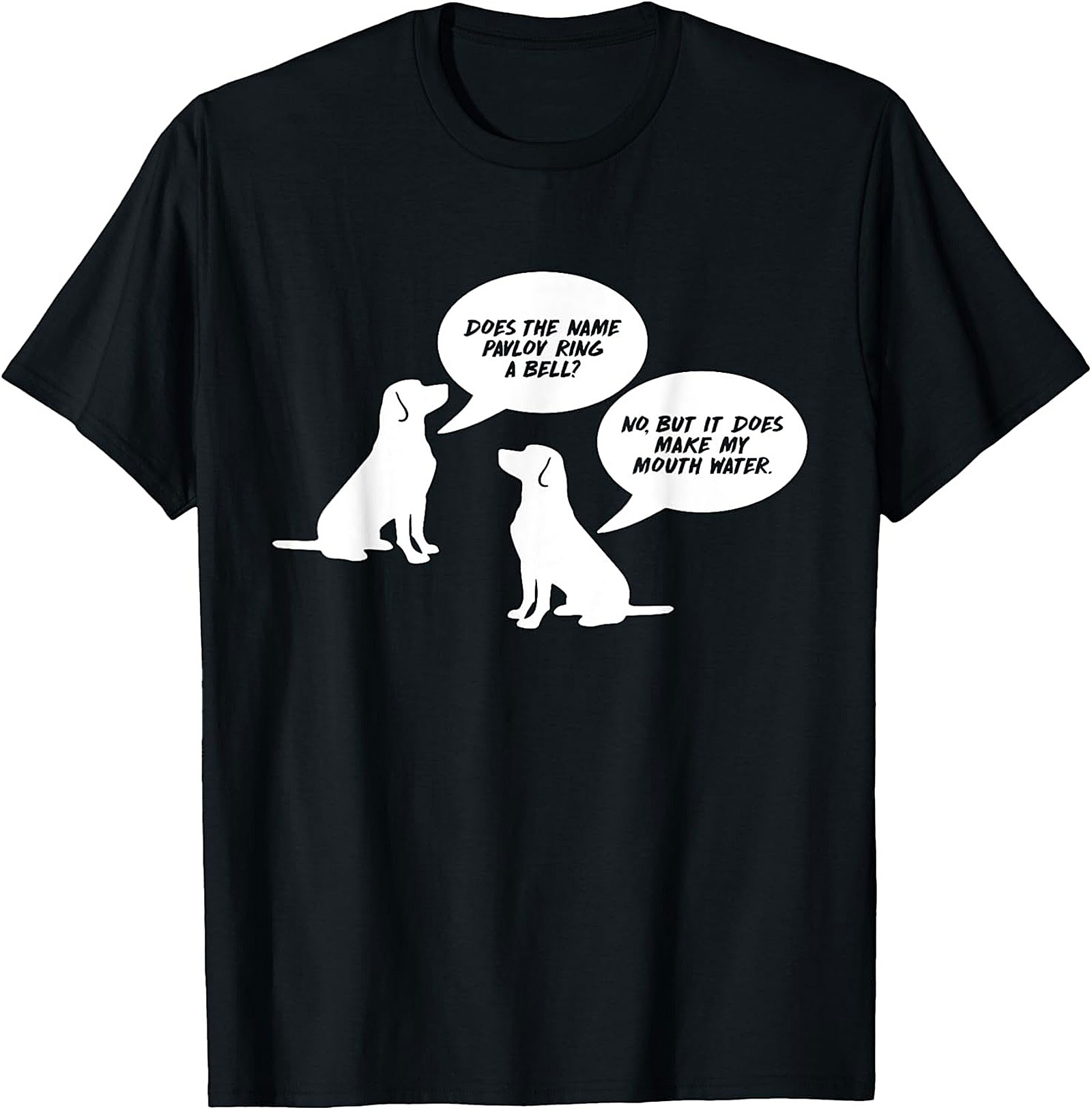 The Classic Pavlov Dog Graphic Tee – Psychology Humor Unisex Shirt