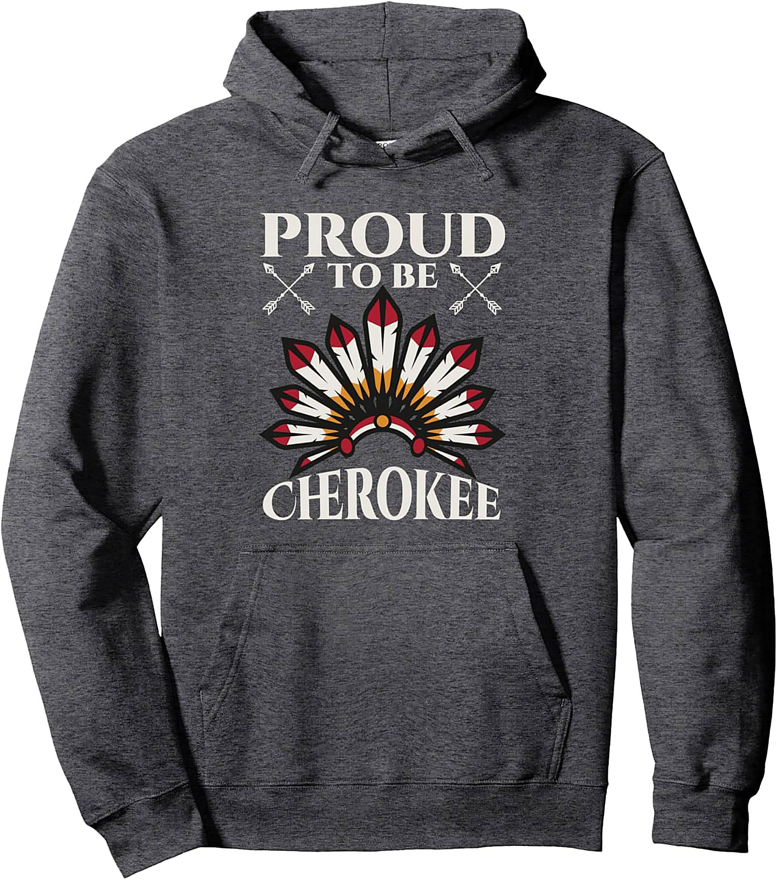 Cherokee Pride Pullover Hoodie Heritage Graphic Apparel
