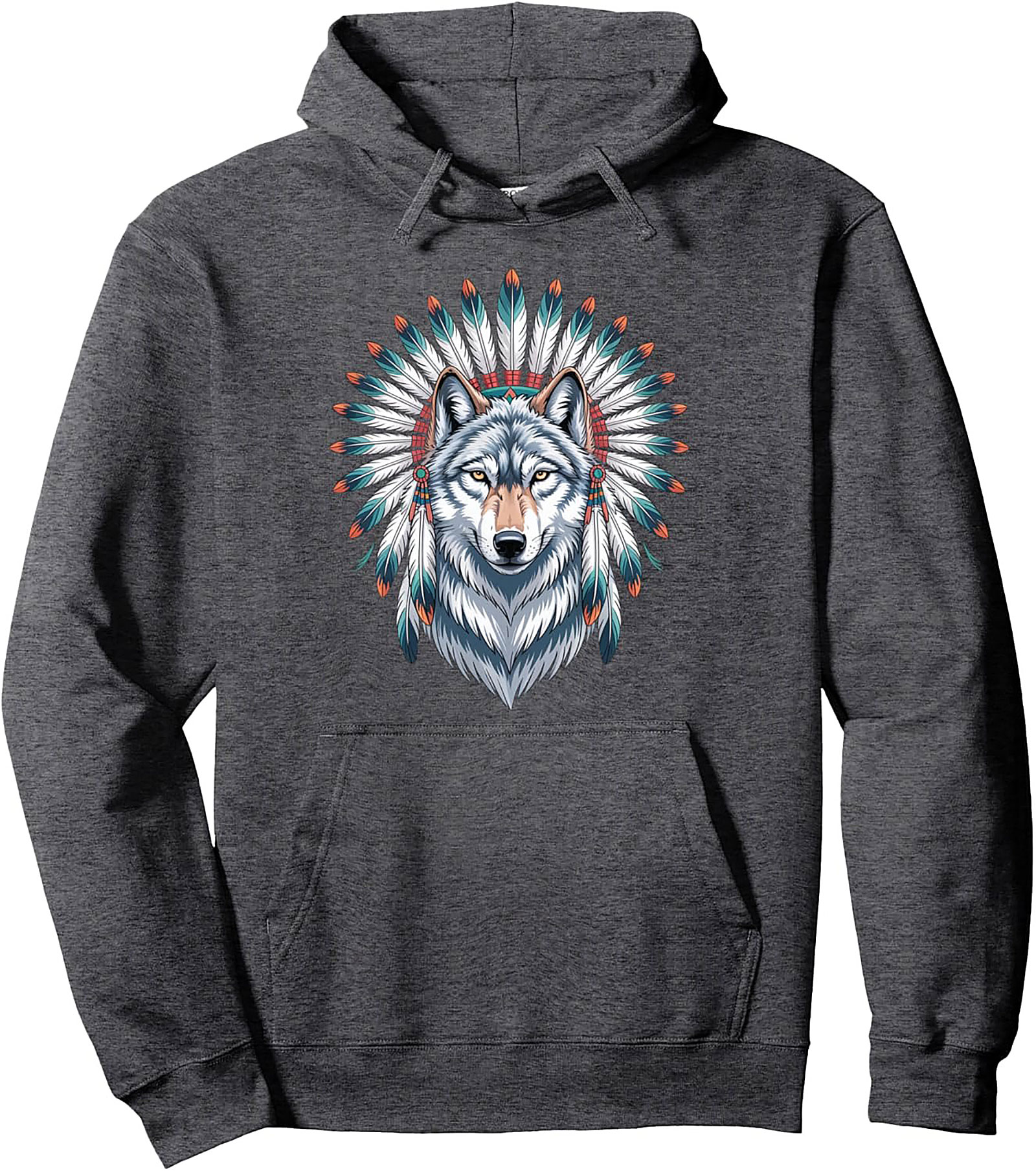 Spirit Wolf Graphic Hoodie Cozy Unisex Pullover