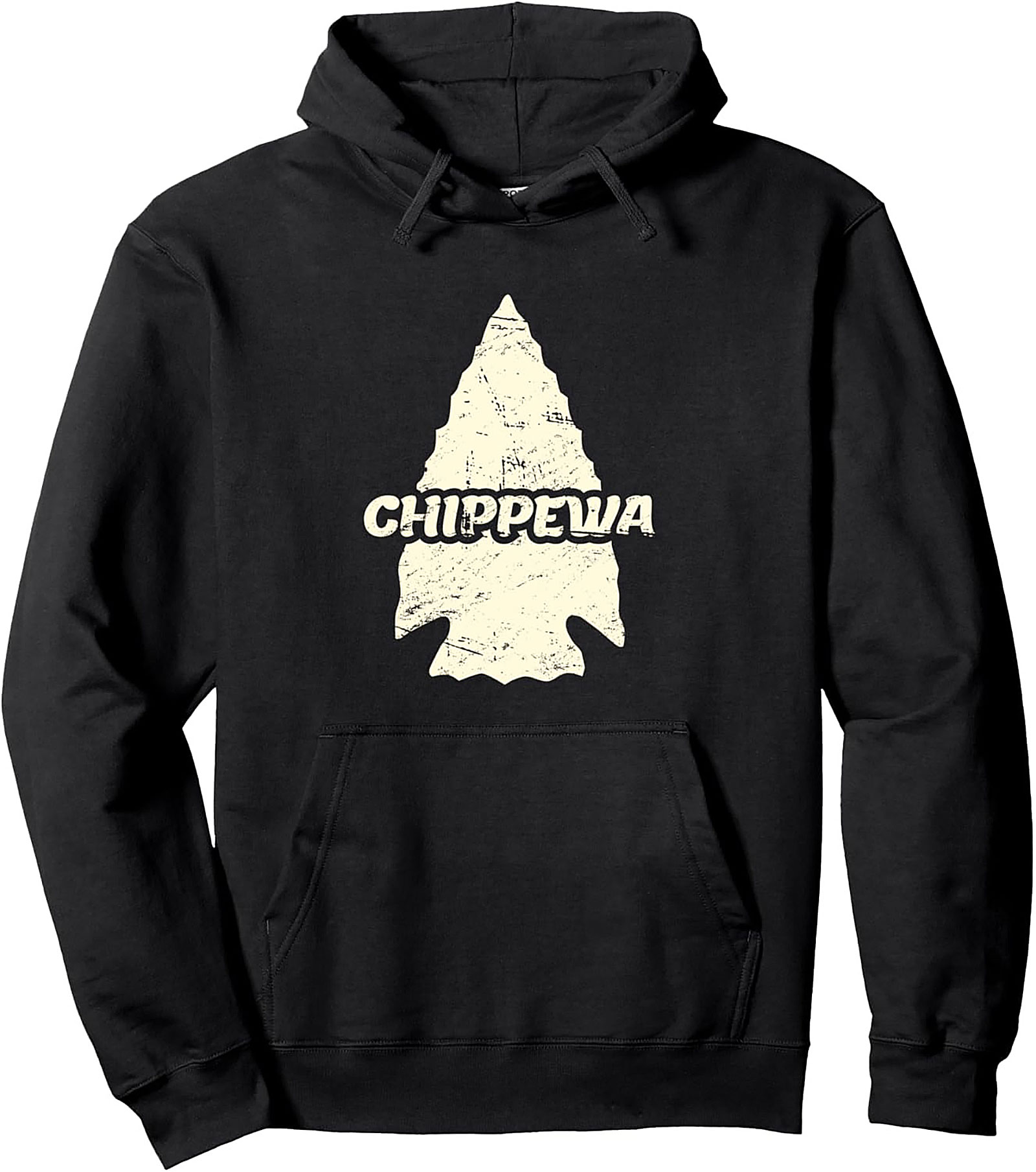 Chippewa Arrowhead Graphic Hoodie Vintage Pullover