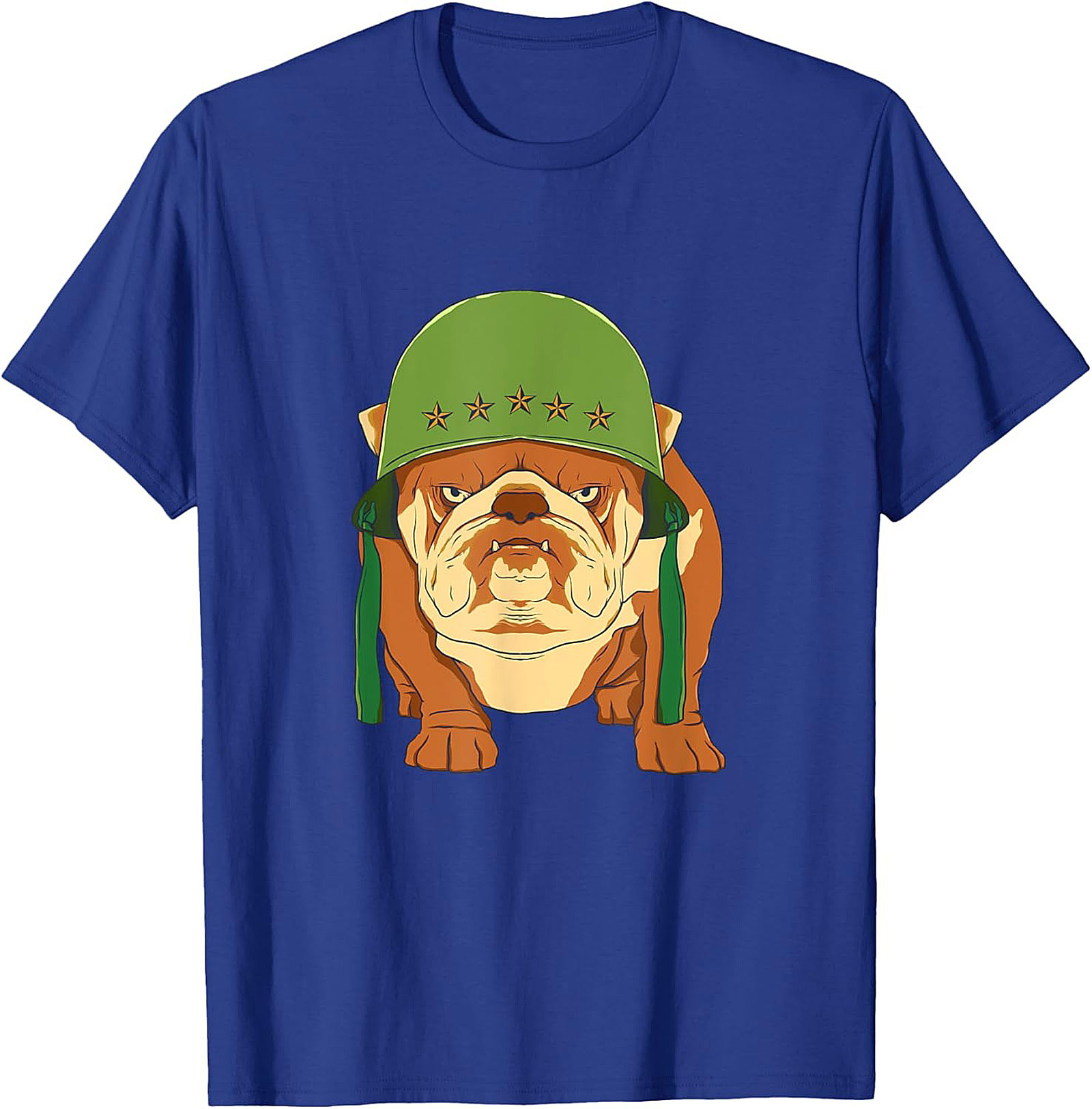 The Sarge Bulldog Military Graphic Tee | Tough Dog Unisex Shirt