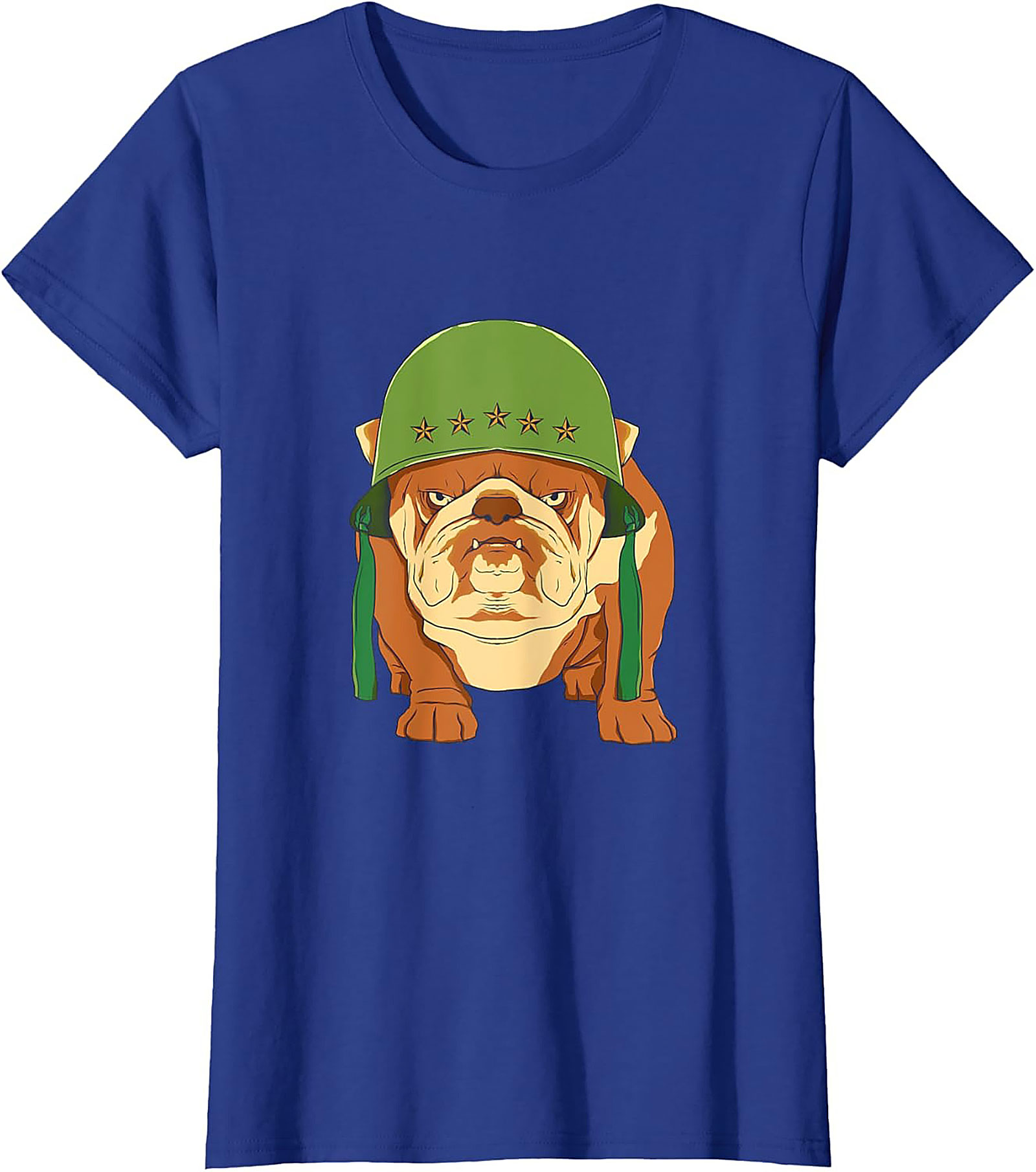 The Sarge Bulldog Military Graphic Tee | Tough Dog Unisex Shirt