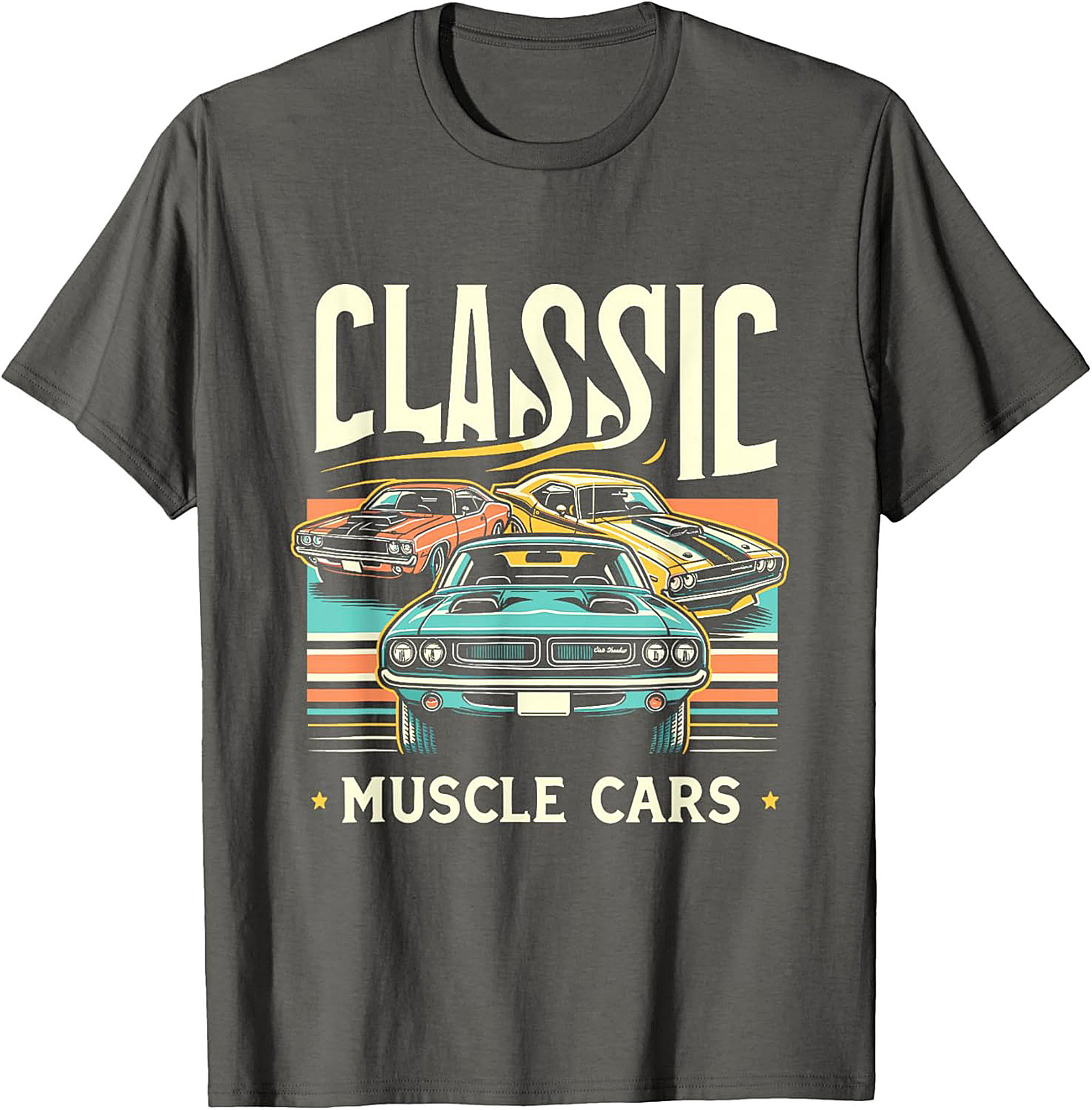 Classic Muscle Car T-shirt Vintage Car Enthusiast Gift
