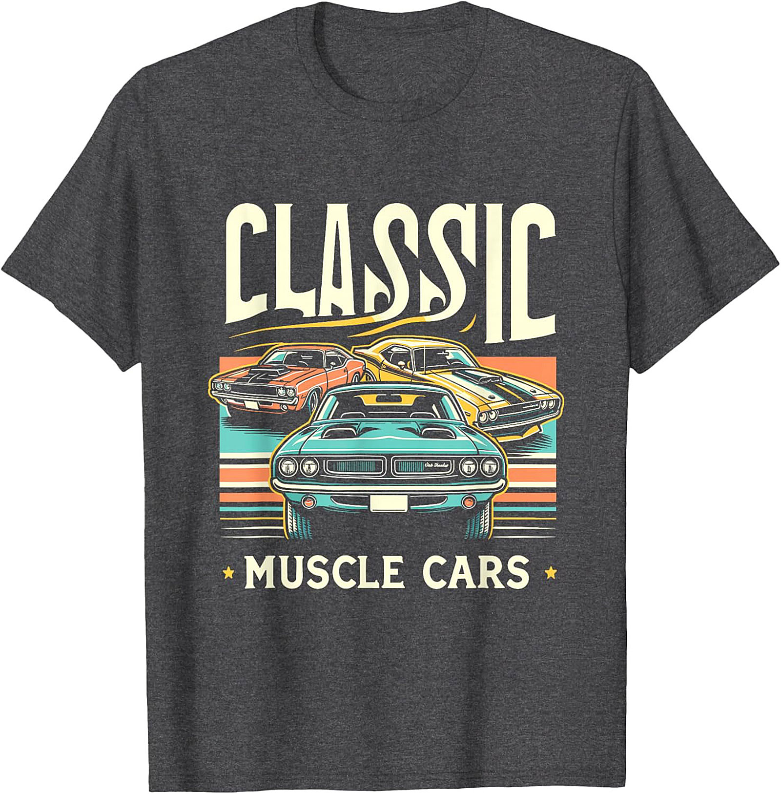 Classic Muscle Car T-shirt Vintage Car Enthusiast Gift