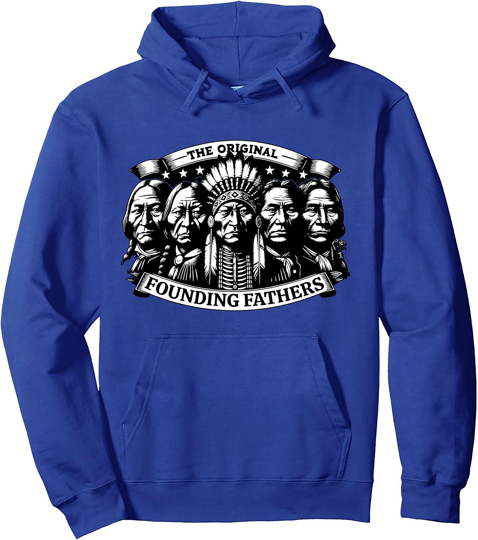 Indigenous Heritage Graphic Hoodie Original Founding Fathers
