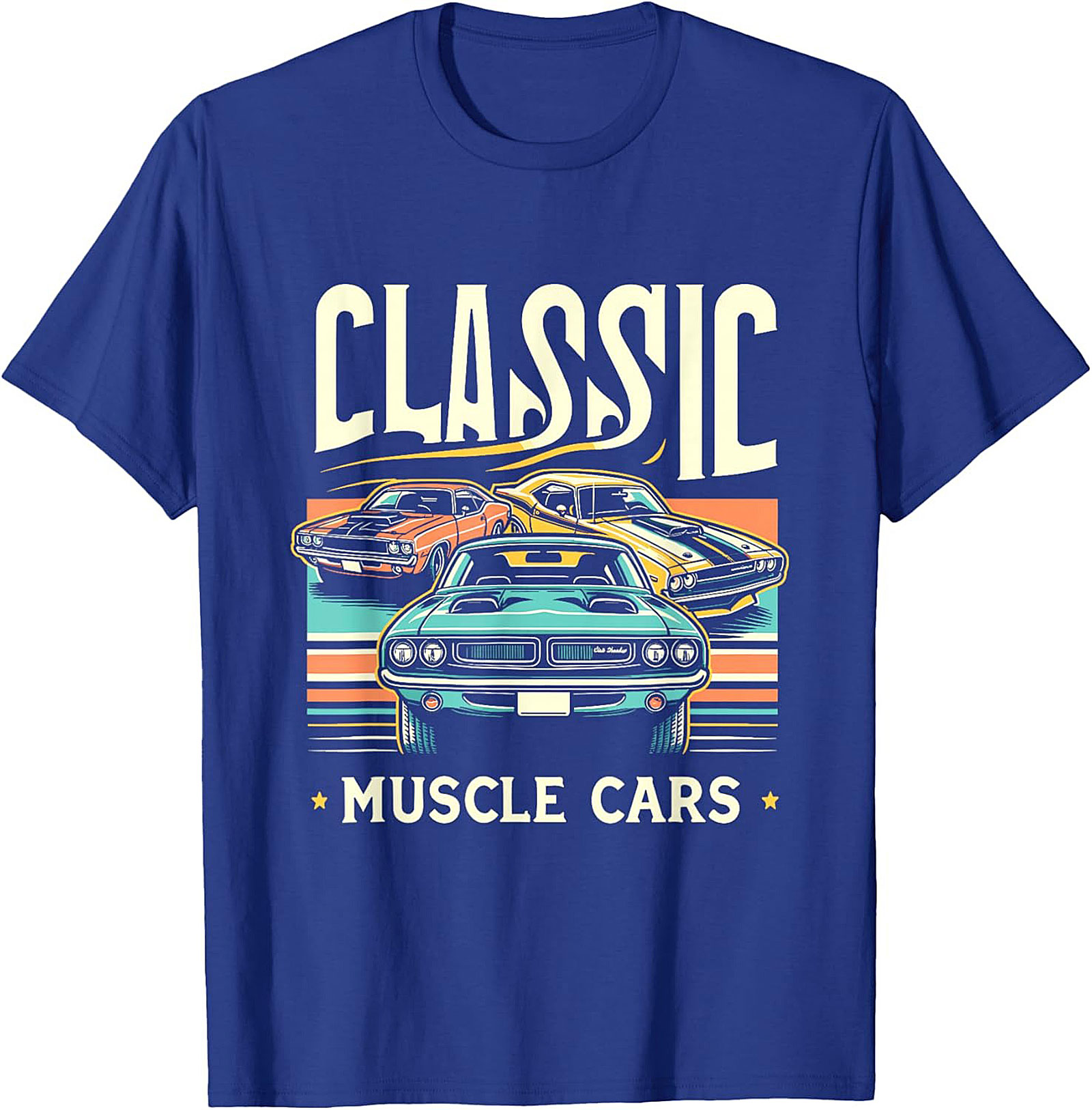 Classic Muscle Car T-shirt Vintage Car Enthusiast Gift