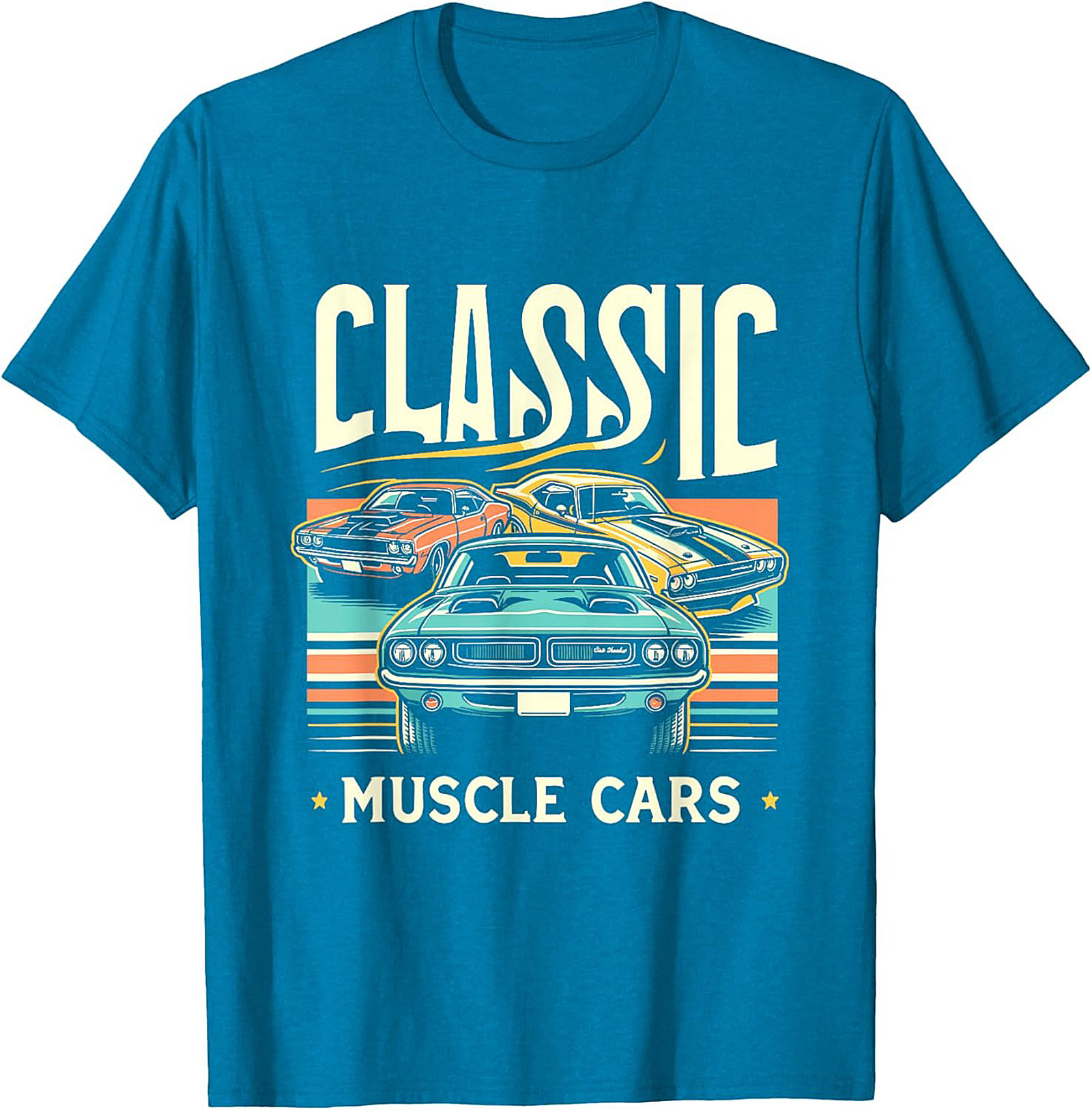 Classic Muscle Car T-shirt Vintage Car Enthusiast Gift