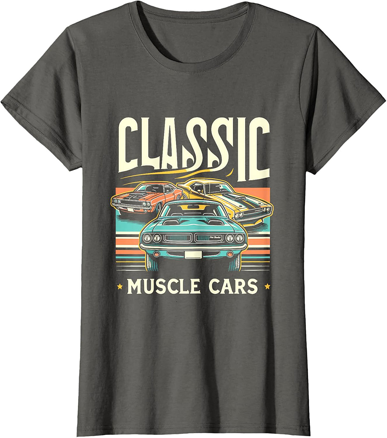 Classic Muscle Car T-shirt Vintage Car Enthusiast Gift