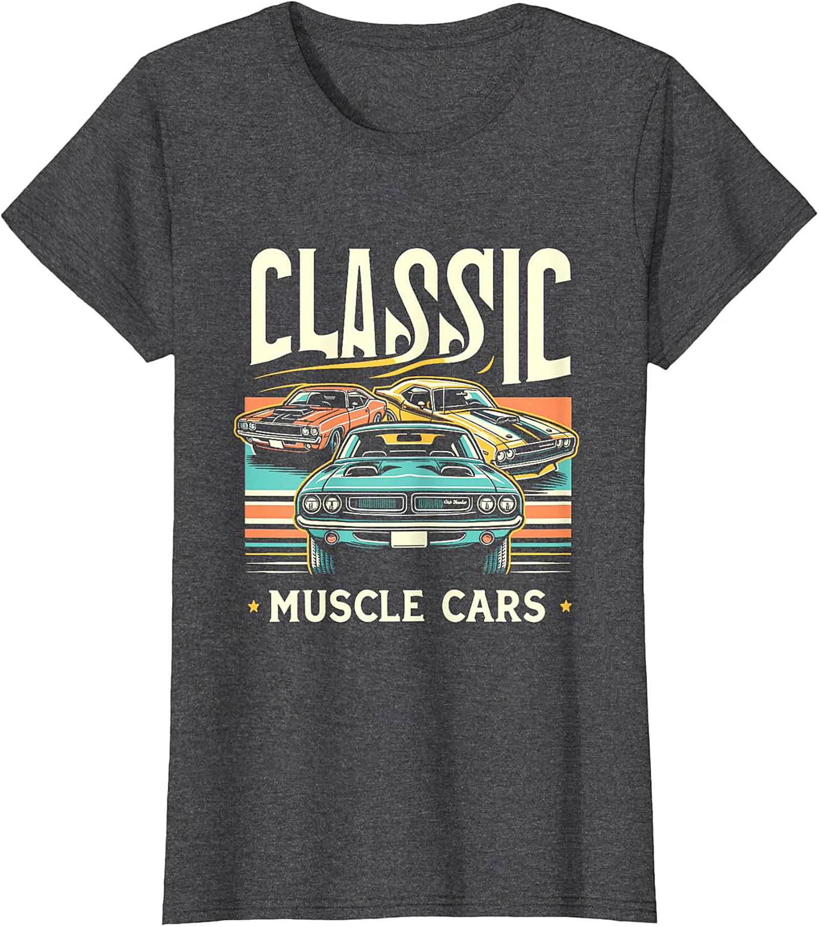 Classic Muscle Car T-shirt Vintage Car Enthusiast Gift