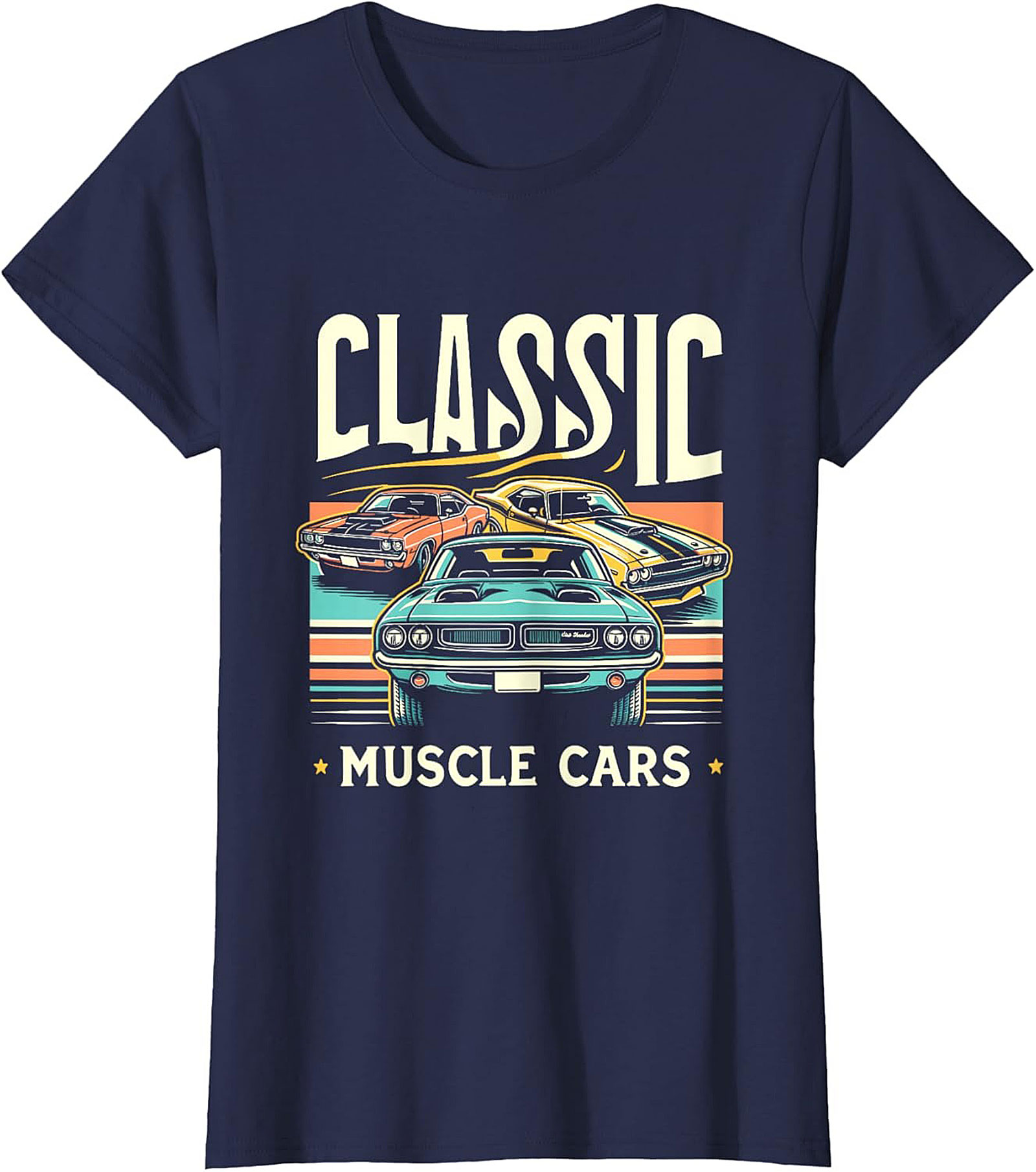 Classic Muscle Car T-shirt Vintage Car Enthusiast Gift